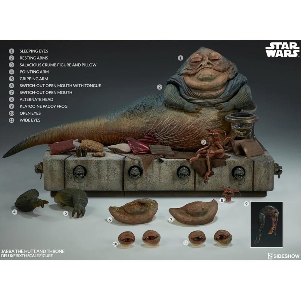 Jabba the Hutt and Throne Deluxe 1:6 Statue - Star Wars