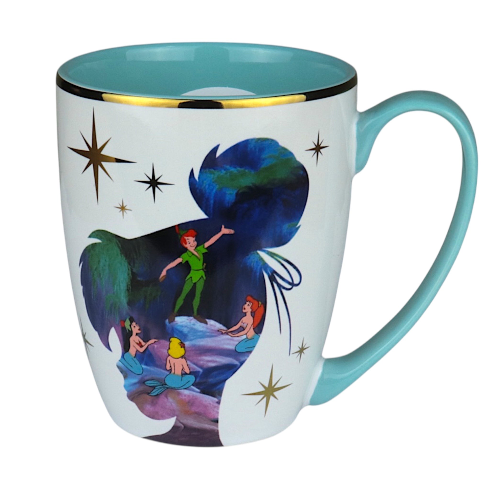 Peter Pan Tasse mit Goldfolierung 310 ml - Disney Peter Pan