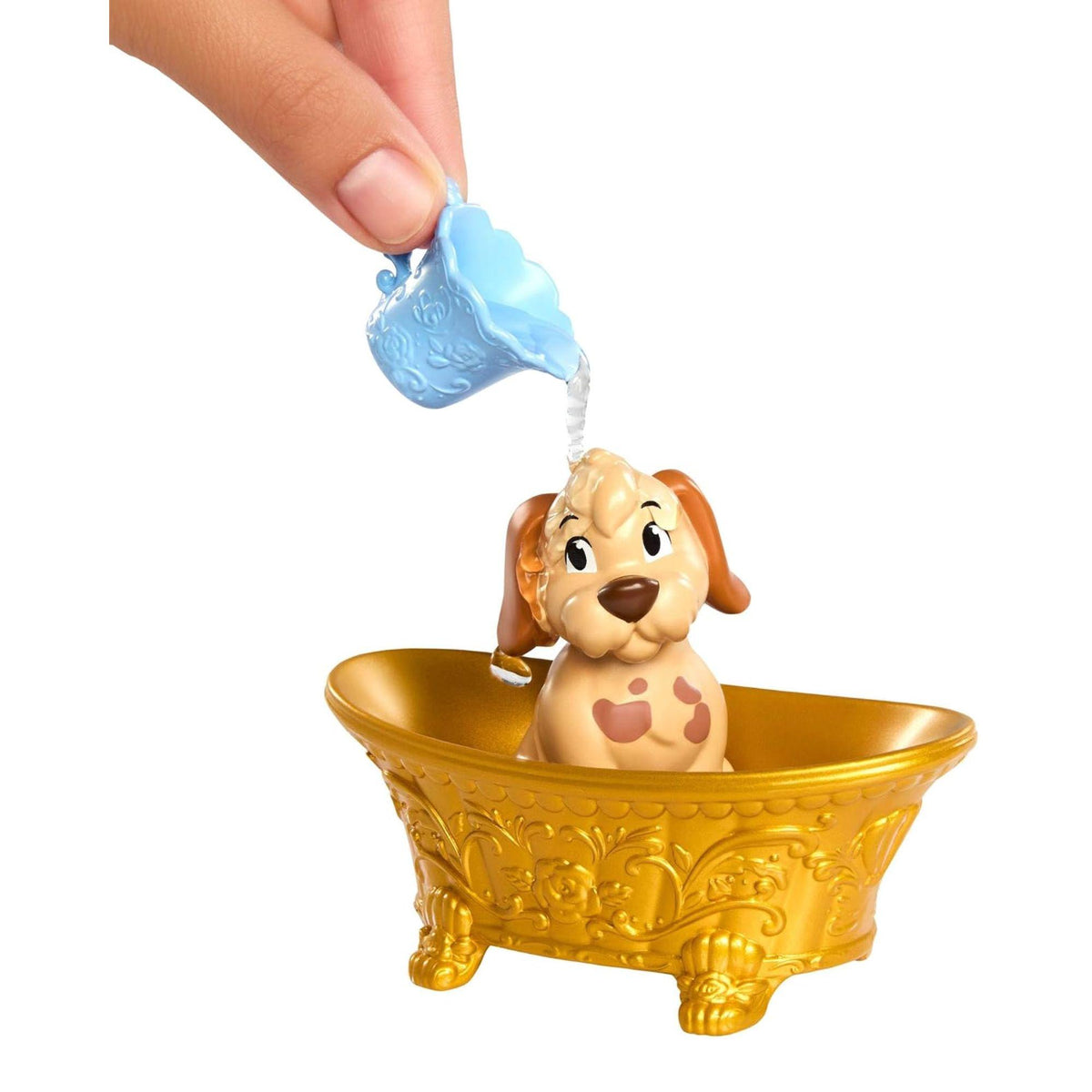 Belle Puppe und Hund mit Farbwechsel - Disney Princess