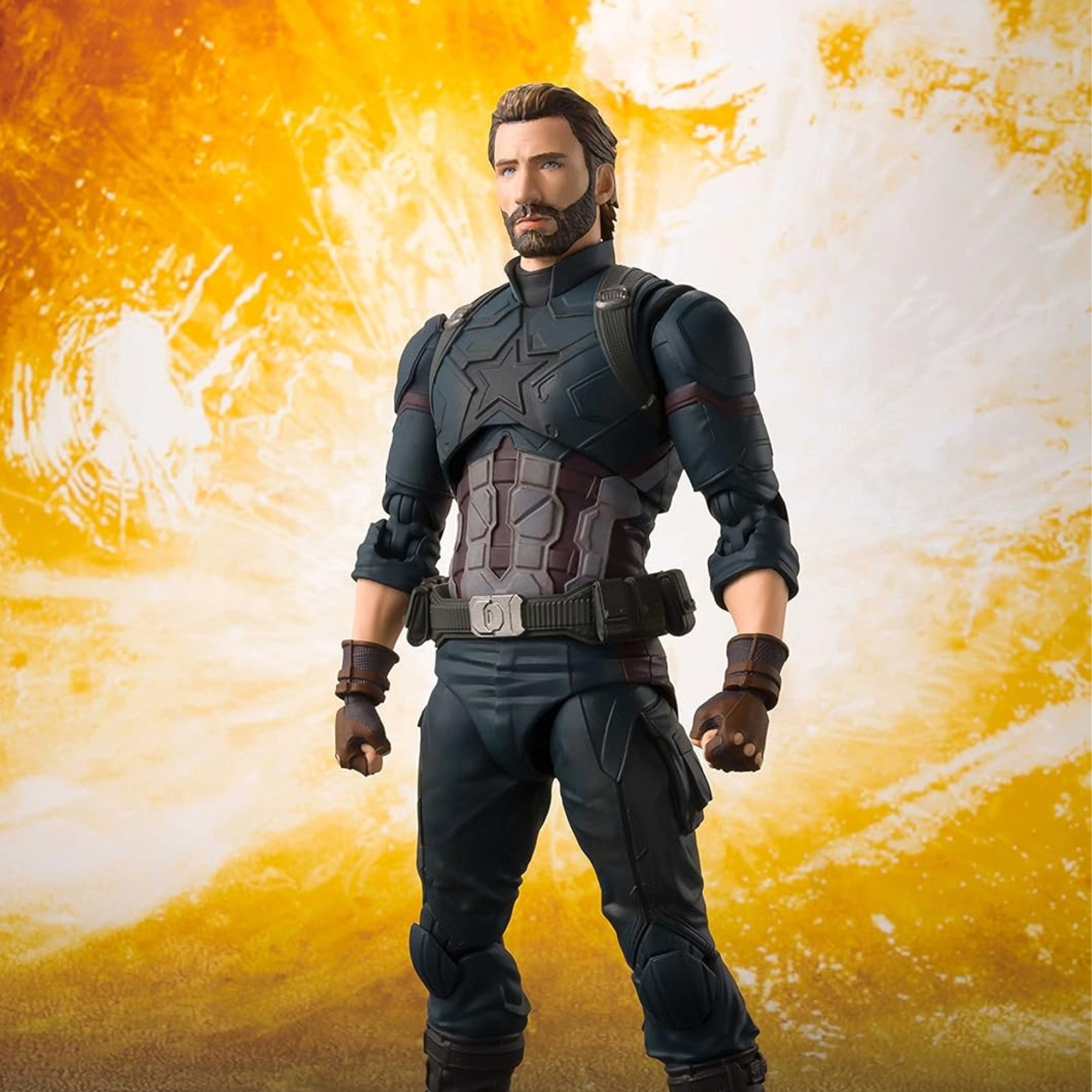 Captain America Action Figur Bandai Tamashii Nations - Marvel Avengers Infinity War