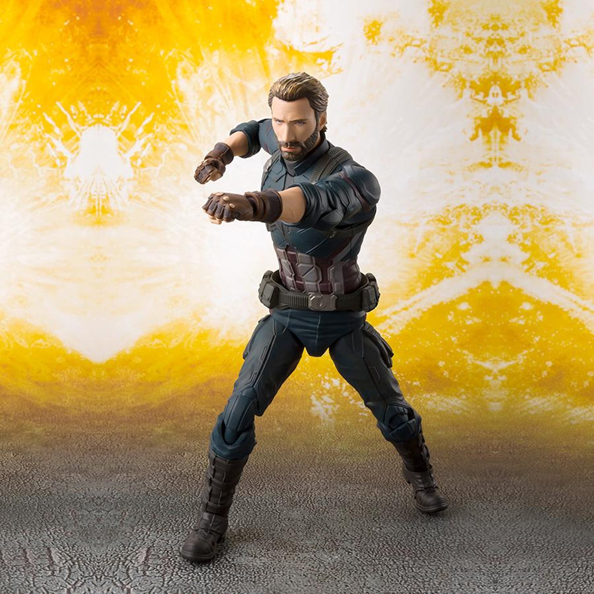 Captain America Action Figur Bandai Tamashii Nations - Marvel Avengers Infinity War
