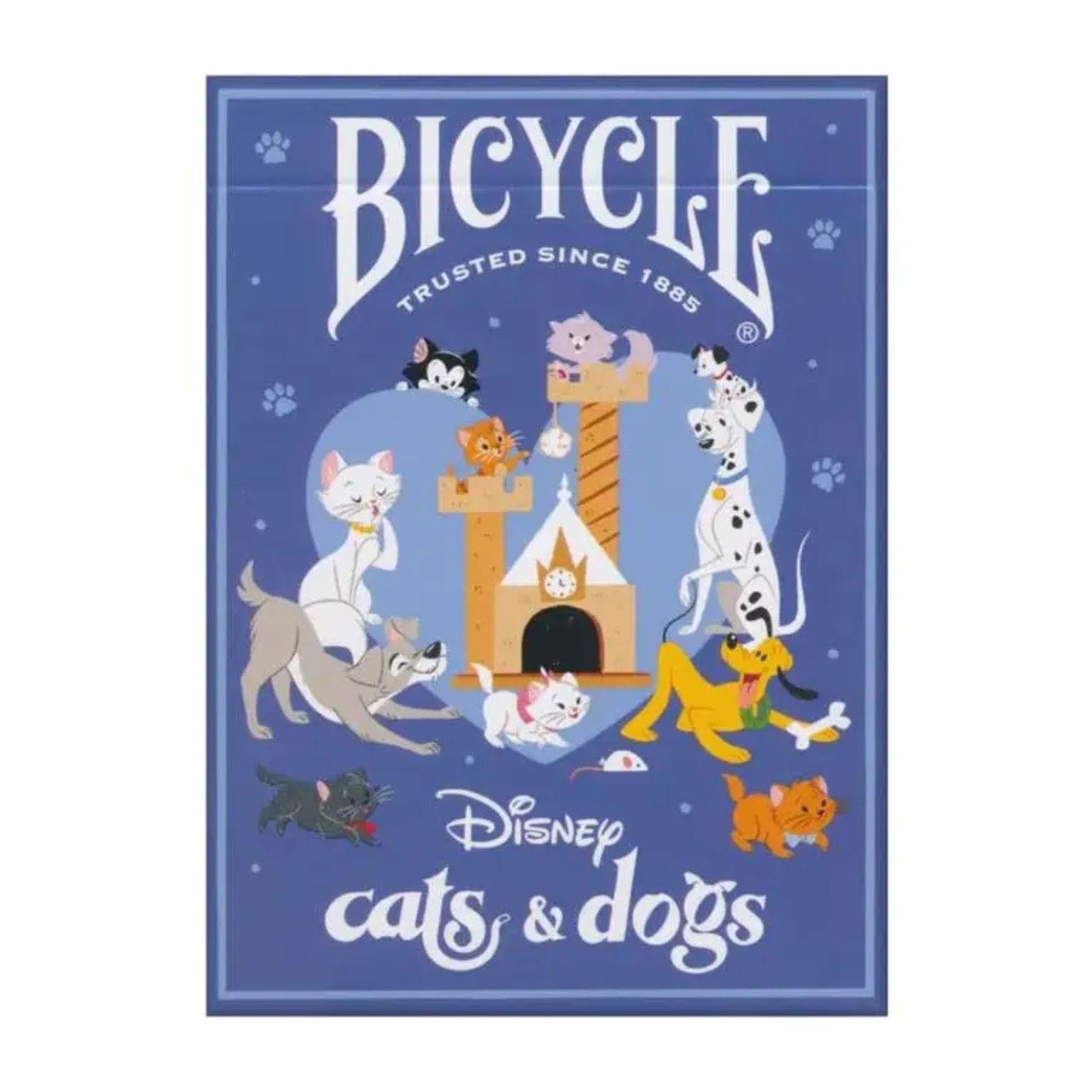 Cats & Dogs Bicycle Spielkarten - Disney
