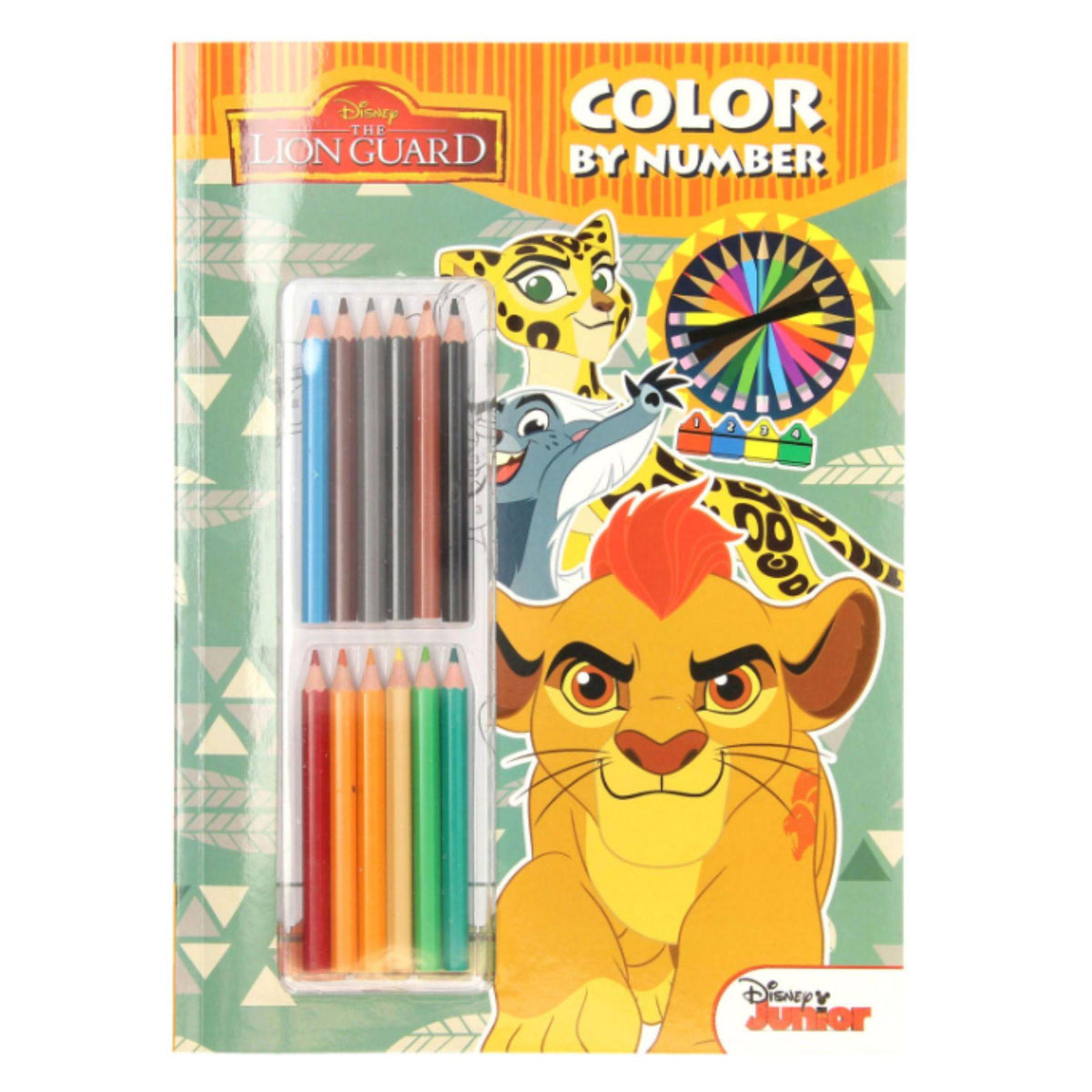 Die Garde der Löwen Color by Number Malbuch - Disney Der König der Löwen
