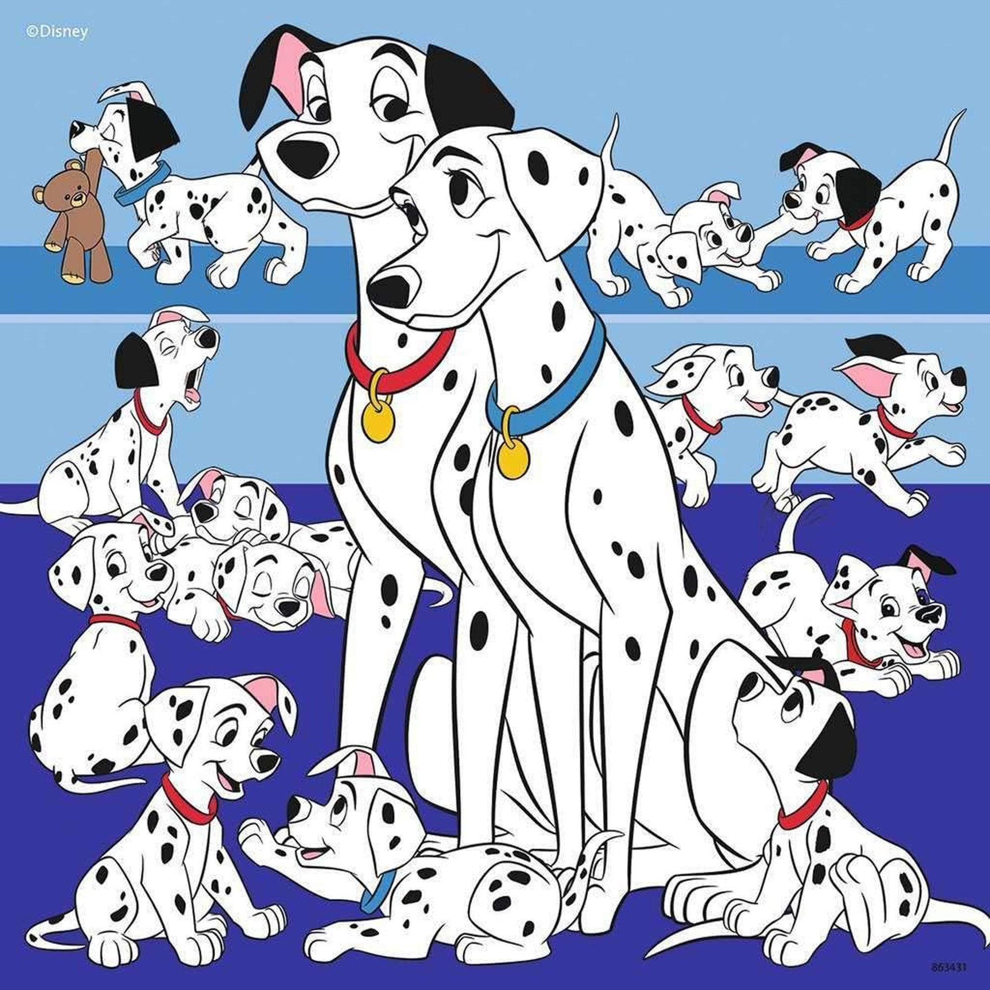 Disney Freunde Kinderpuzzle (3x49 Teile) - Disney