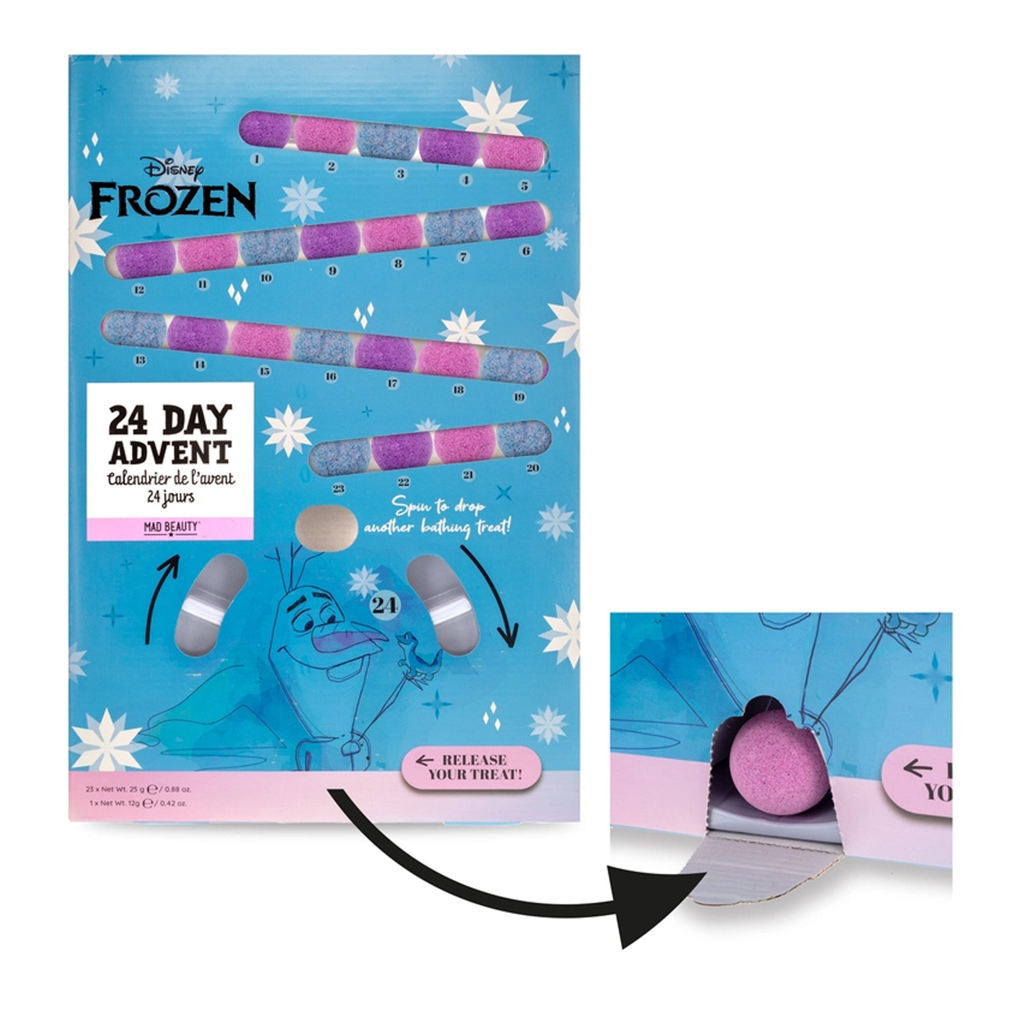 Frozen Badebomben-Adventskalender - Disney Die Eiskönigin