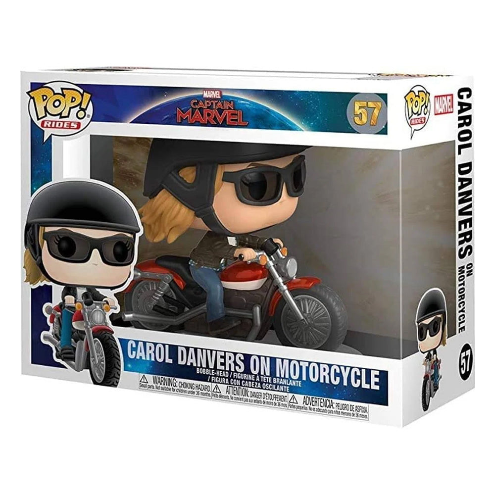 Funko POP! Carol Danvers on Motorcycle 57 - Captain Marvel