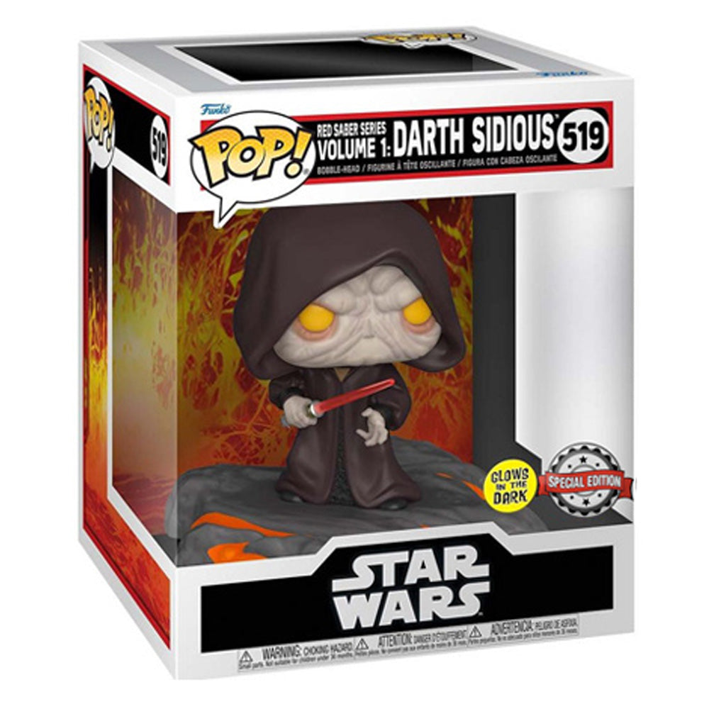 Funko POP! Darth Sidious (Special Edition Glow in the Dark) 519 - Star Wars