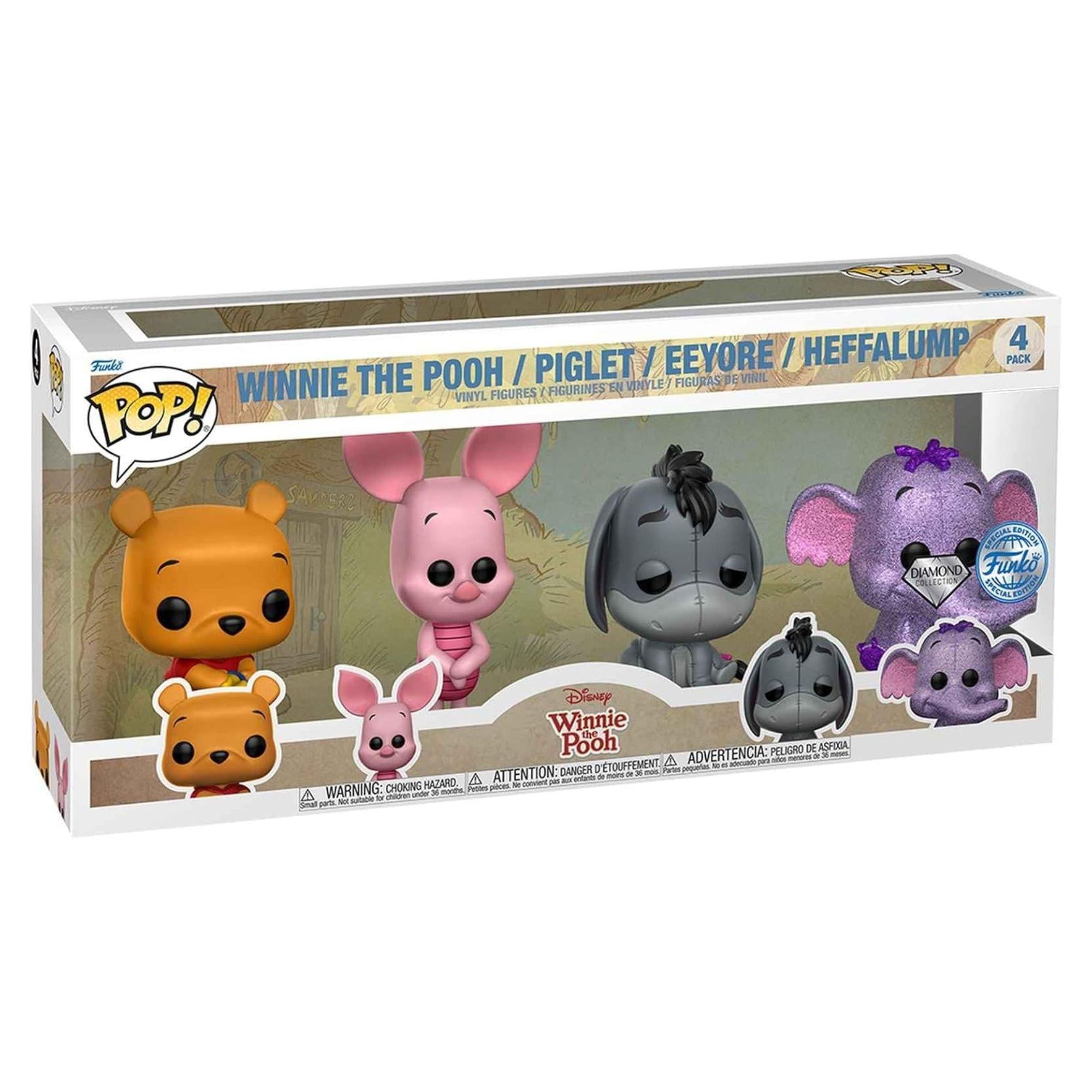Funko POP! Winnie Puuh, Ferkel, I-Aah, Lumpi 4er Pack - Disney Winnie The Pooh