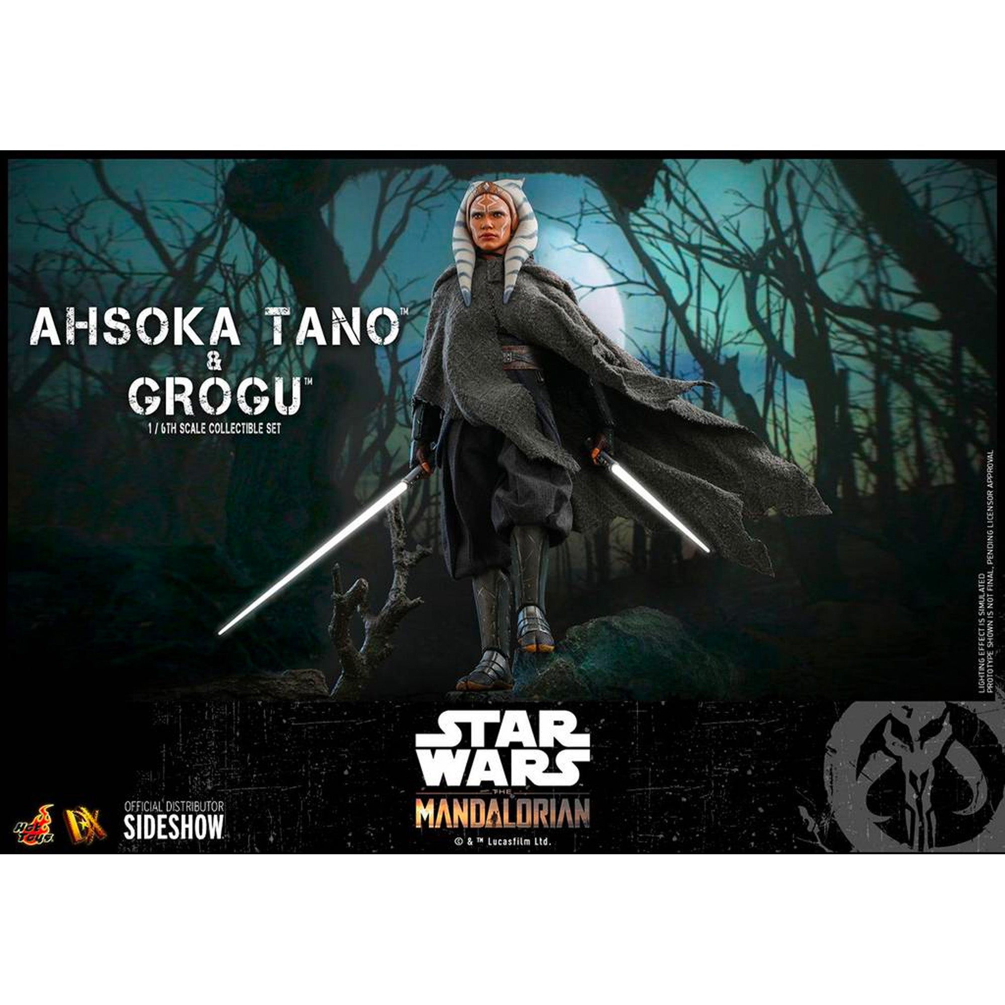 Hot Toys Figur Ahsoka Tano und Grogu - Star Wars The Mandalorian