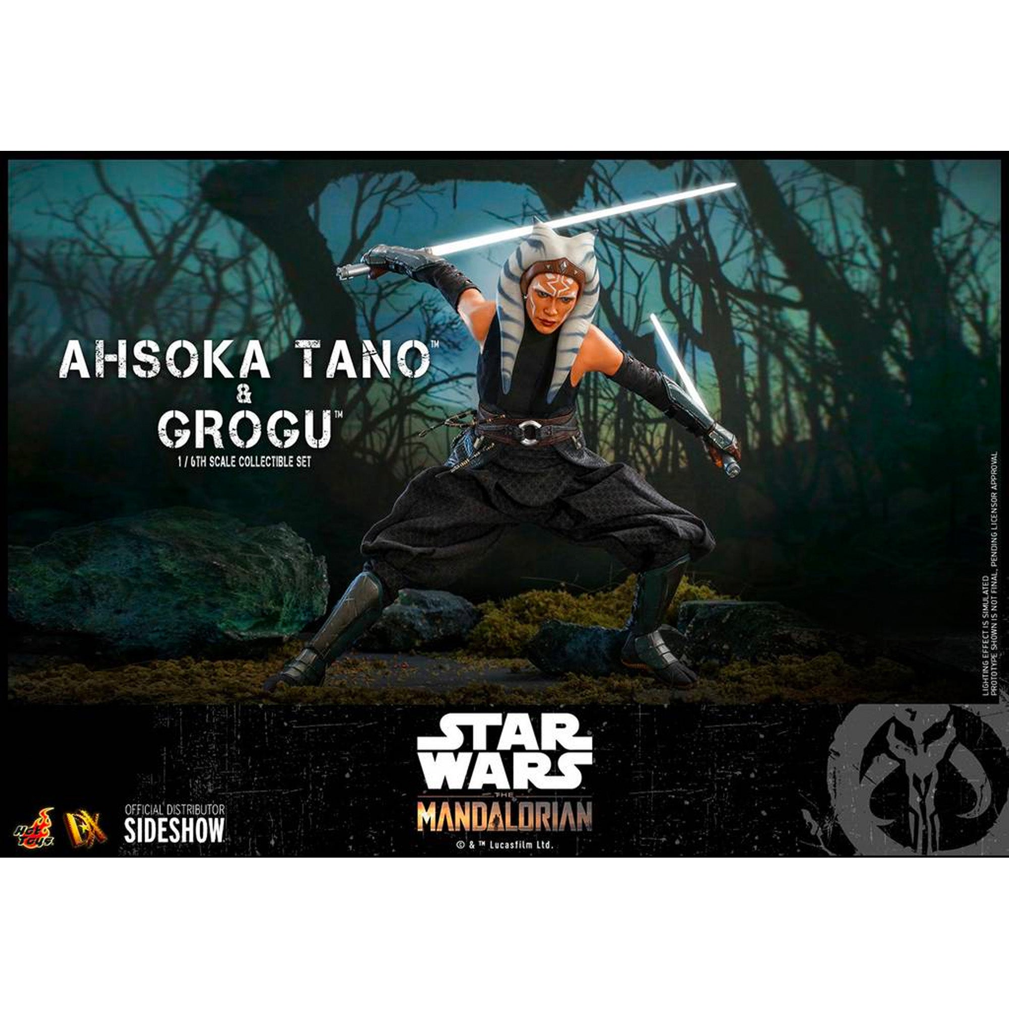 Hot Toys Figur Ahsoka Tano und Grogu - Star Wars The Mandalorian