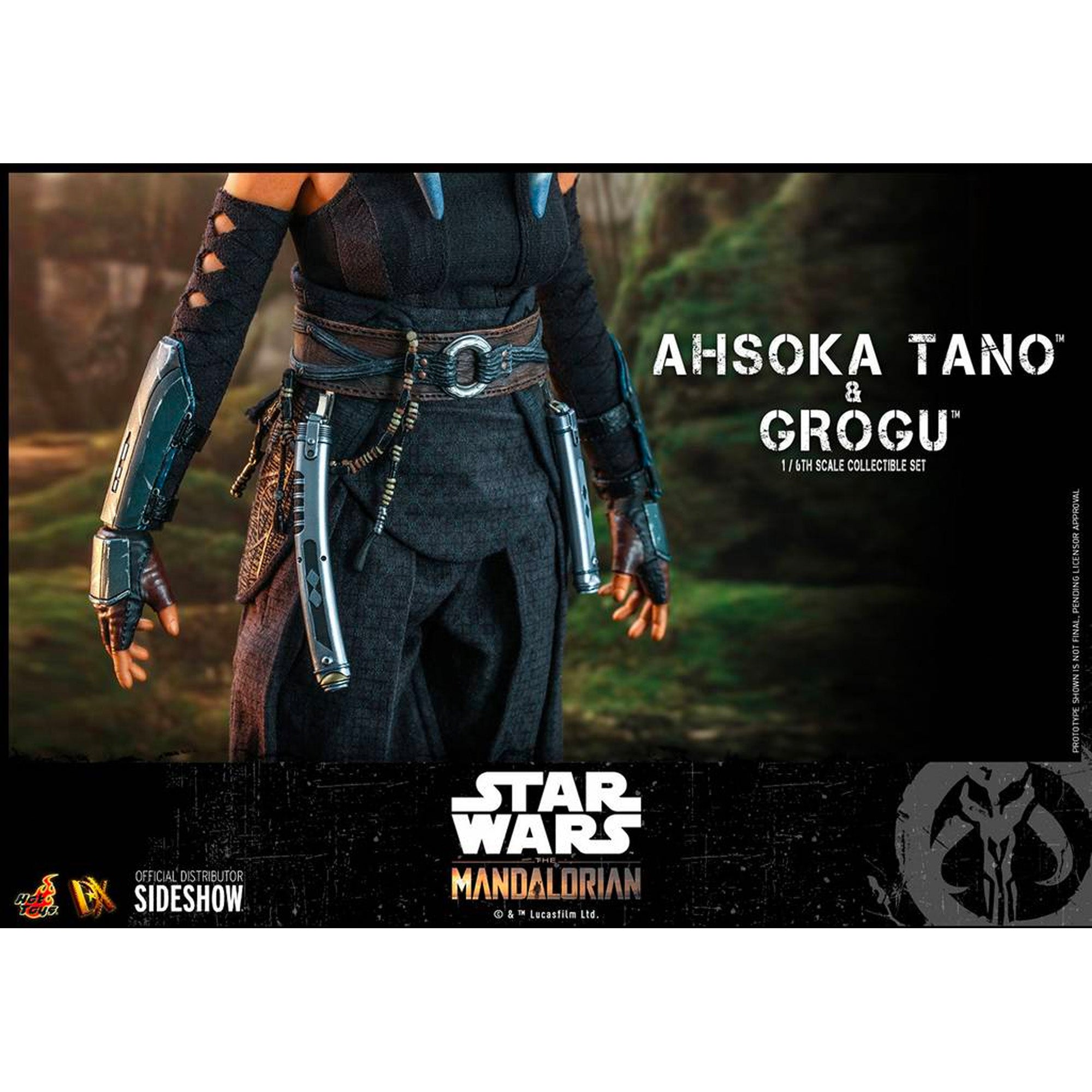 Hot Toys Figur Ahsoka Tano und Grogu - Star Wars The Mandalorian