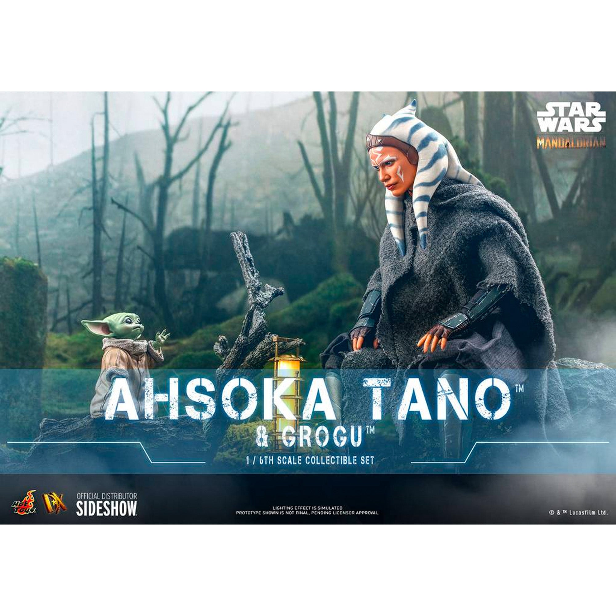 Hot Toys Figur Ahsoka Tano und Grogu - Star Wars The Mandalorian