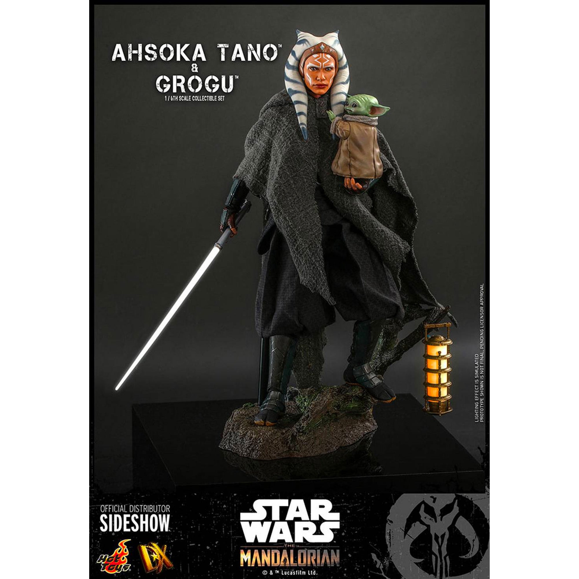 Hot Toys Figur Ahsoka Tano und Grogu - Star Wars The Mandalorian