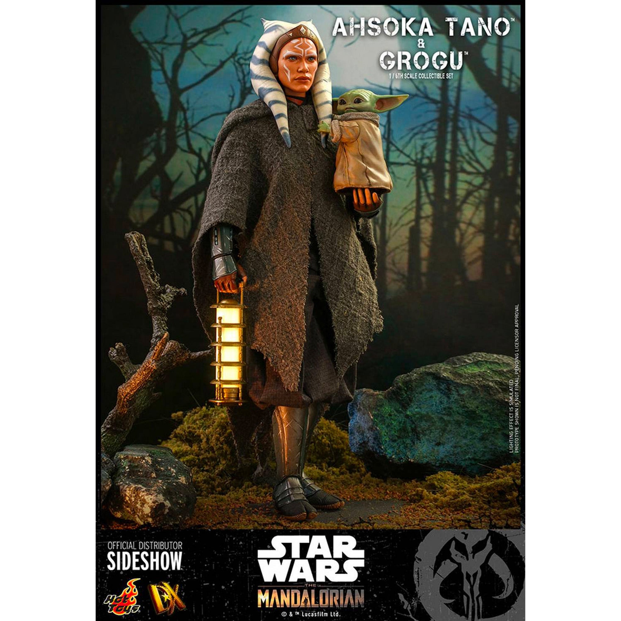Hot Toys Figur Ahsoka Tano und Grogu - Star Wars The Mandalorian