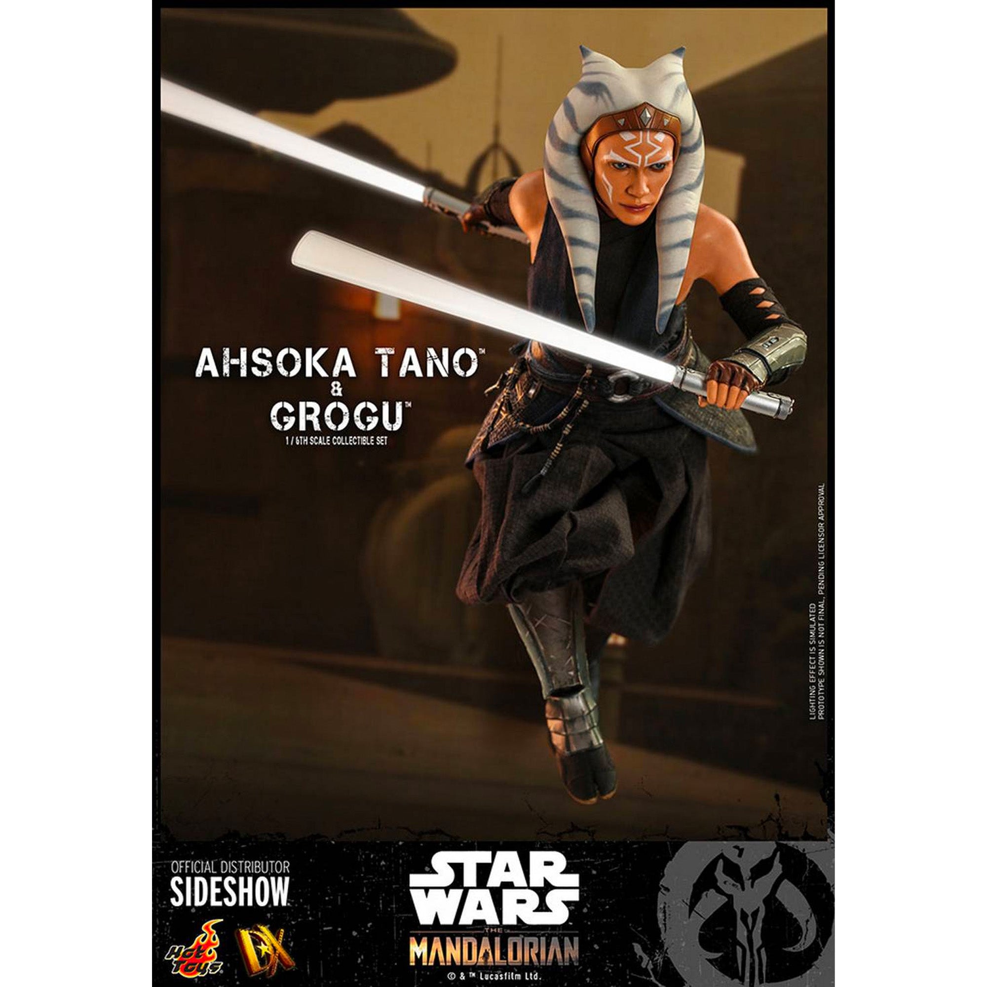 Hot Toys Figur Ahsoka Tano und Grogu - Star Wars The Mandalorian