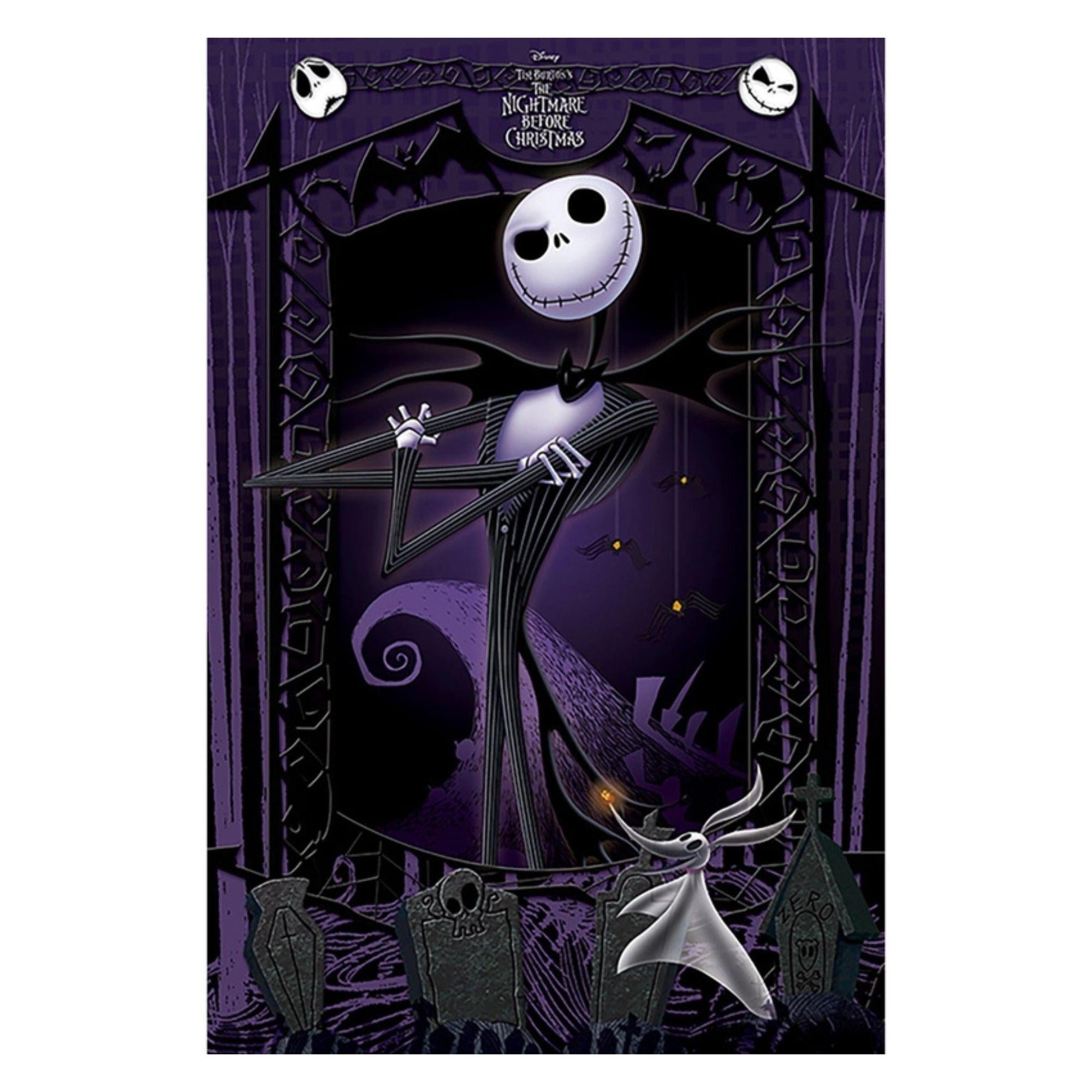 Jack Skellington & Zero Poster (61 x 91,5 cm) - Nightmare Before Christmas