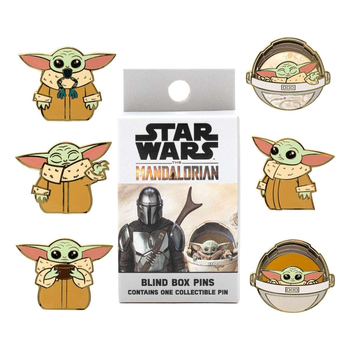 Loungefly Emaille-Pin Grogu (Blind Box) - Star Wars The Mandalorian