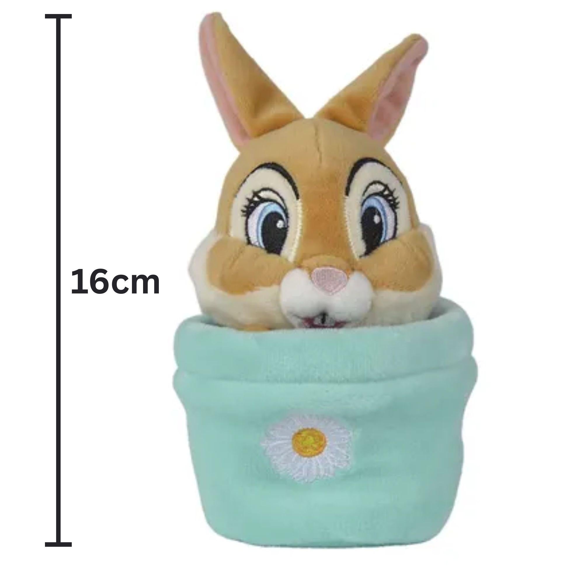 Miss Bunny im Blumentopf Plüschfigur 16cm - Disney Bambi
