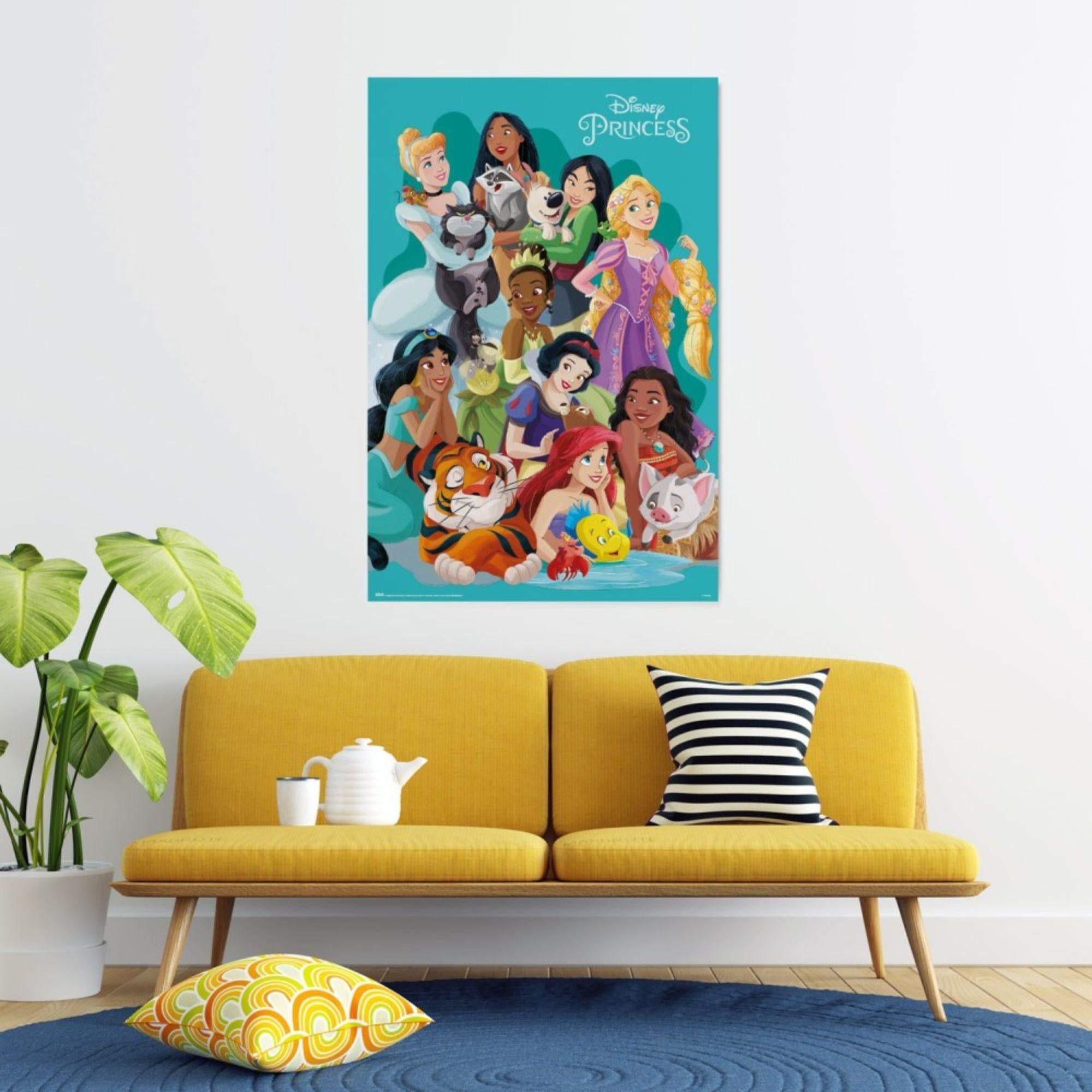 Princesses and Pets Maxi Poster - Disney Princess