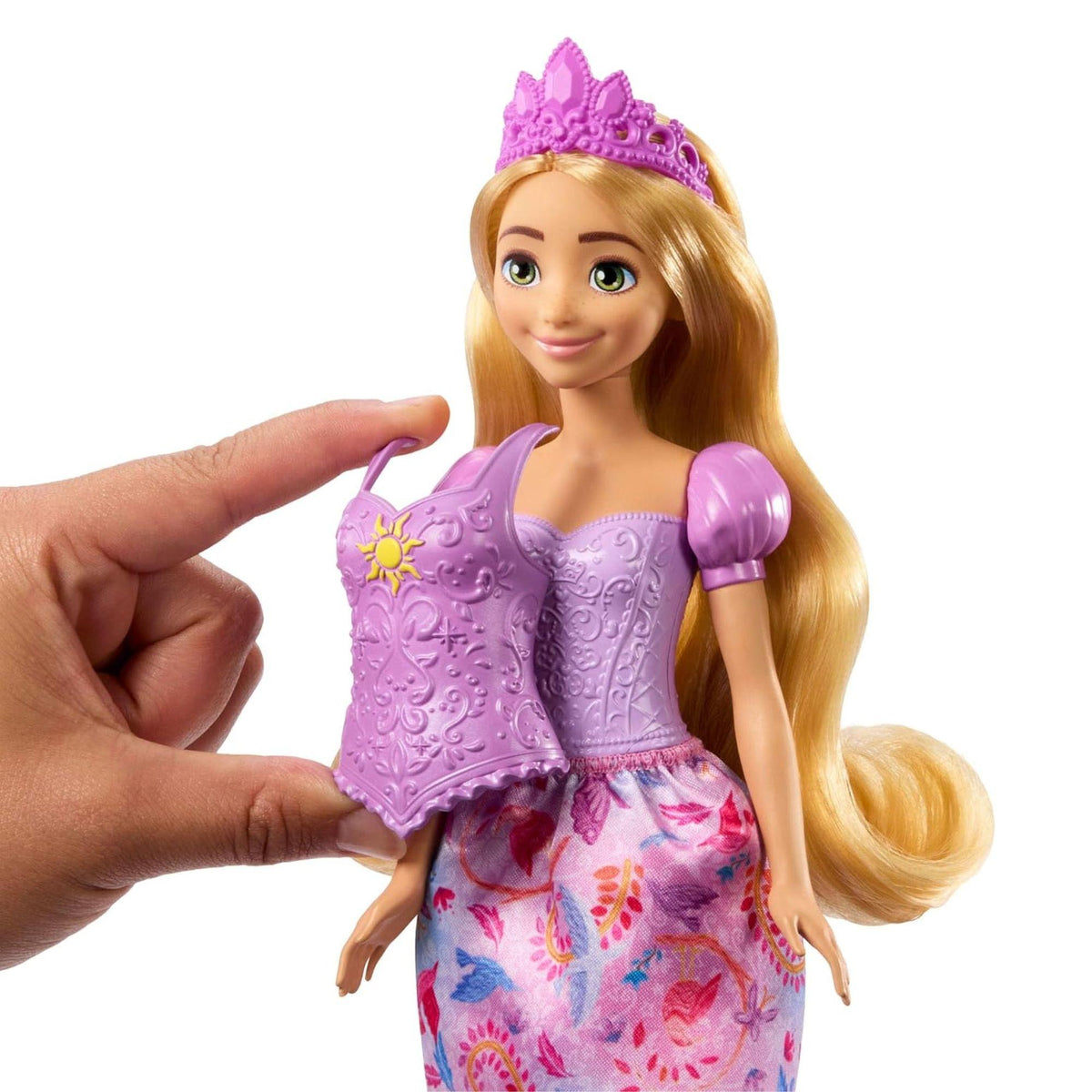 Rapunzel Puppe 2 in 1 - Disney Princess