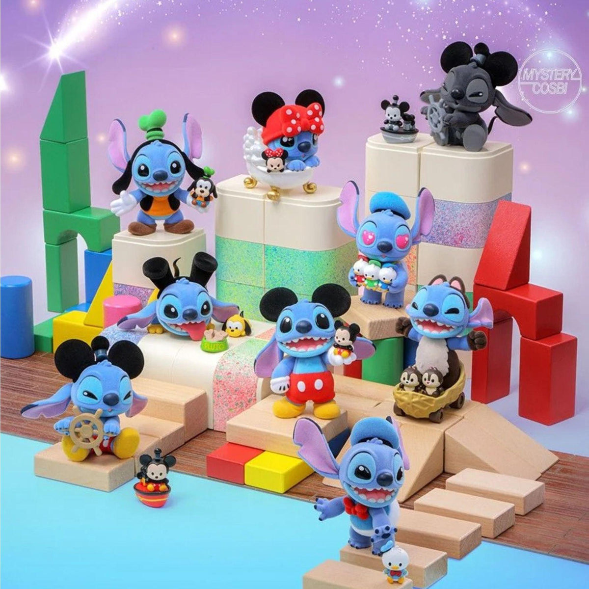 Stitch X Mickey & Friends Cosbi Collection (Blind Box)