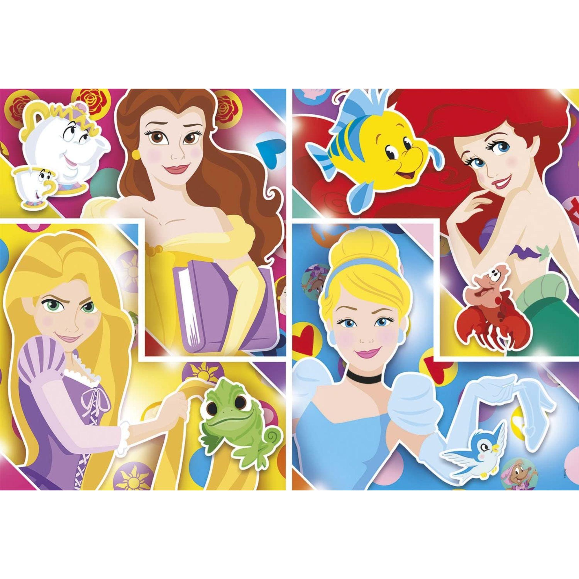Supercolor Princess Puzzle (104 Teile) - Disney Princess