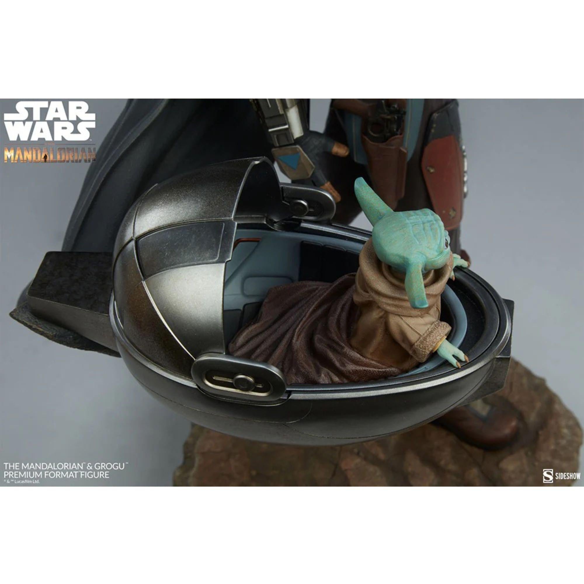 The Mandalorian und Grogu 1:4 Premium Statue - Star Wars