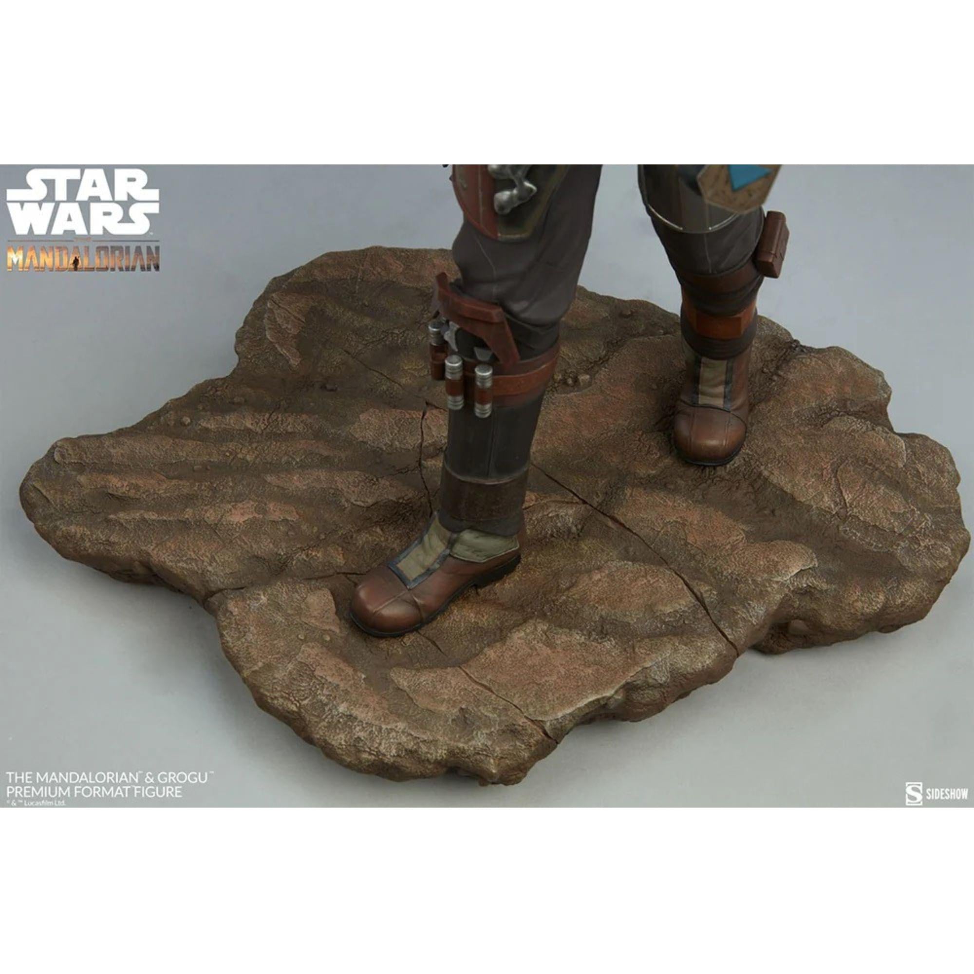 The Mandalorian und Grogu 1:4 Premium Statue - Star Wars