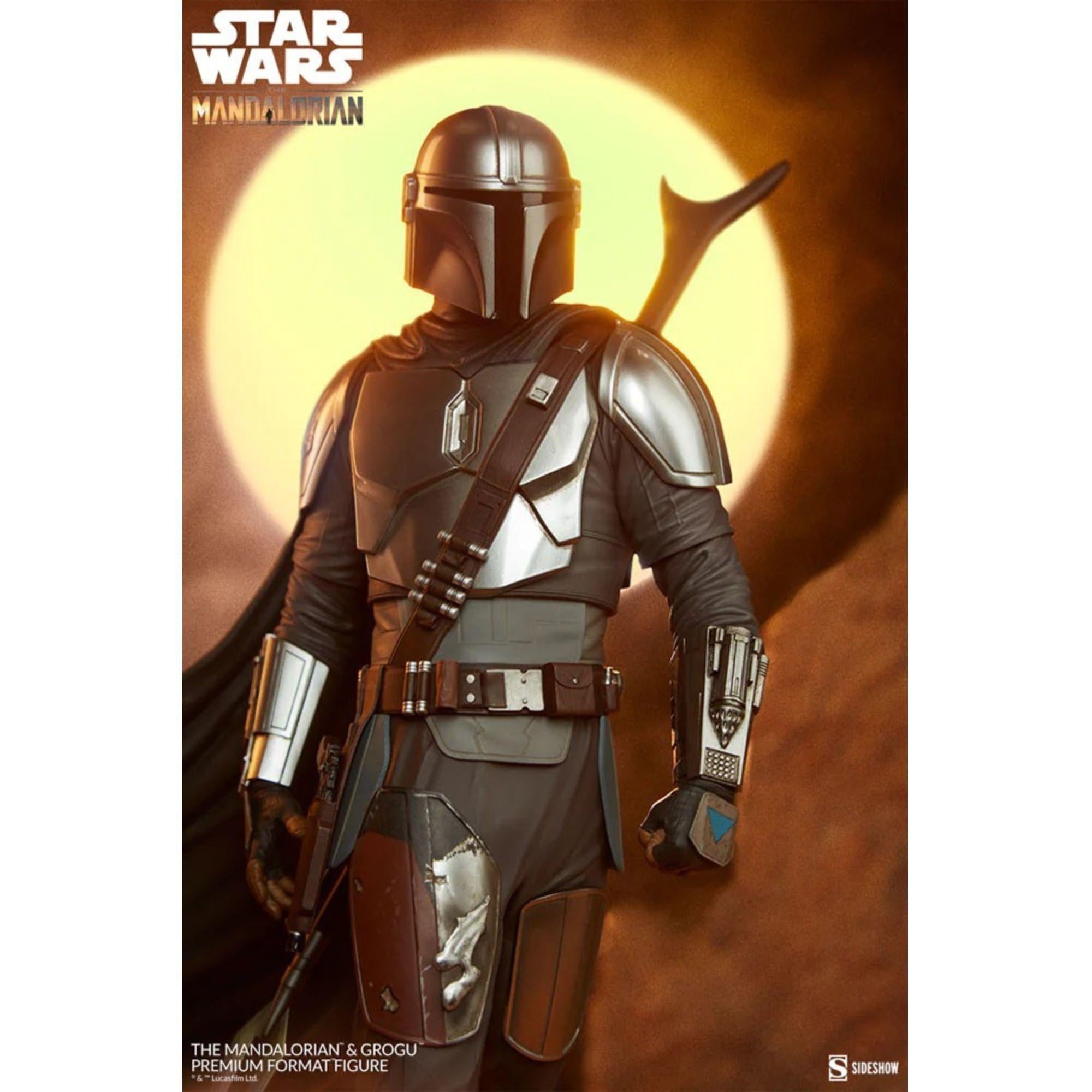The Mandalorian und Grogu 1:4 Premium Statue - Star Wars