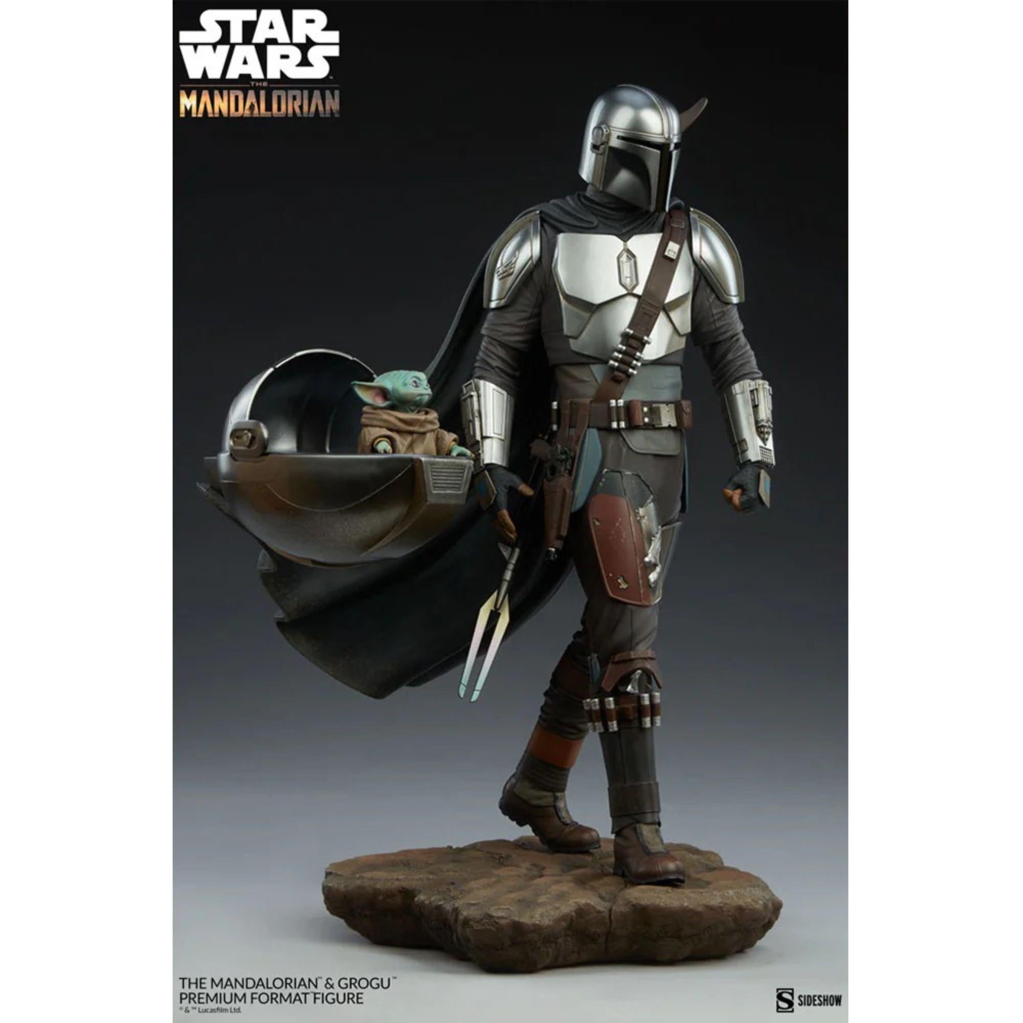 The Mandalorian und Grogu 1:4 Premium Statue - Star Wars