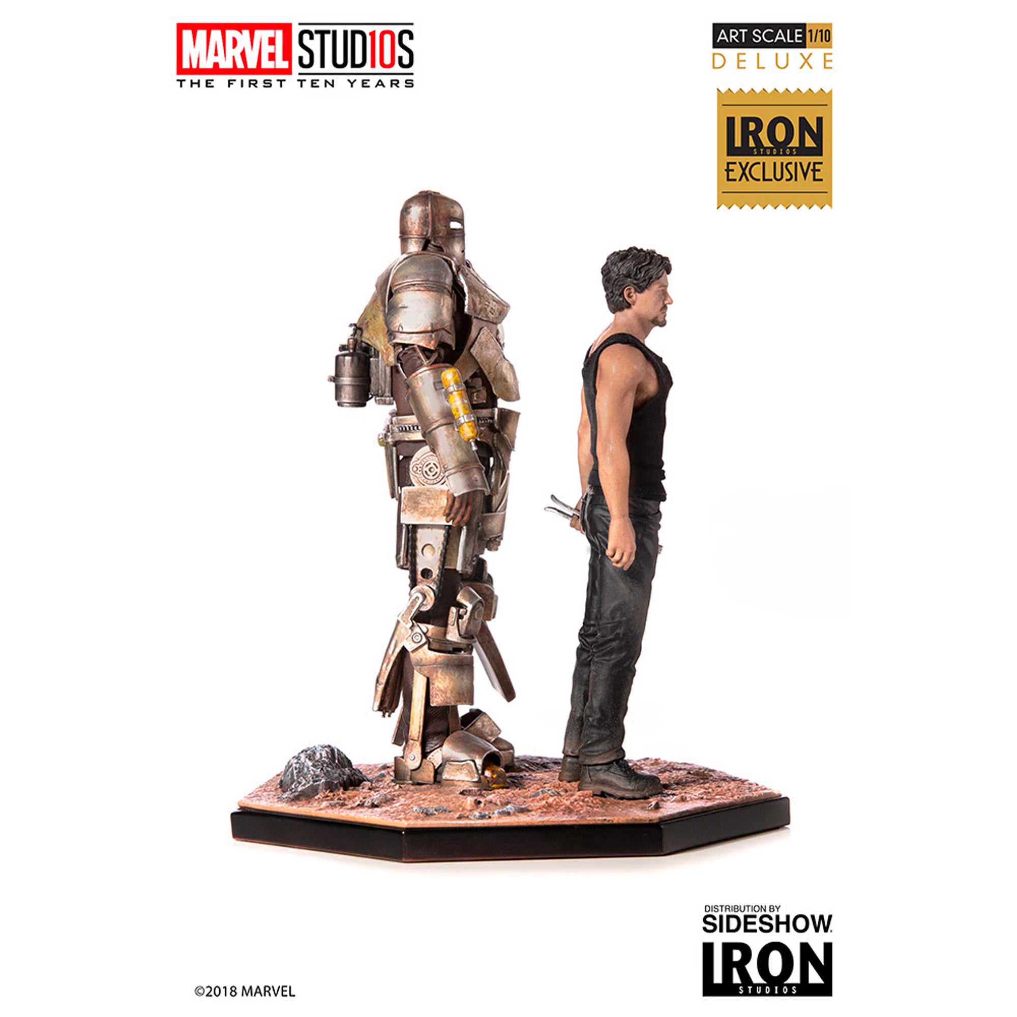 Tony Stark und Mark I 1:10 Statue - Marvel Iron Man