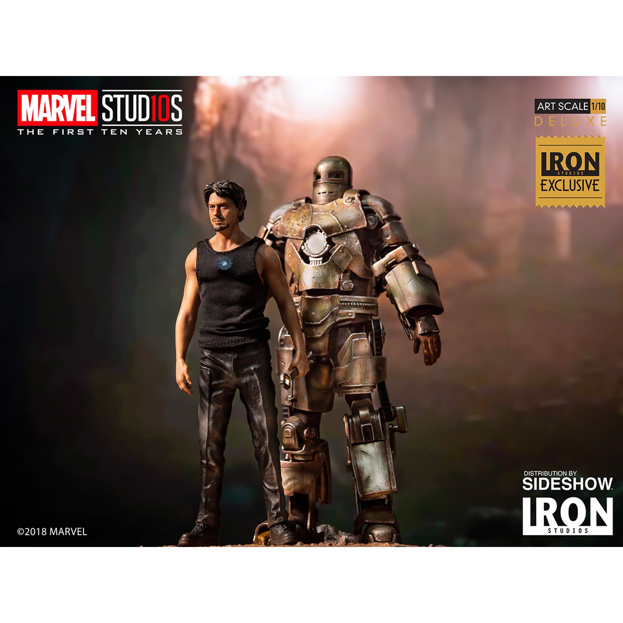 Tony Stark und Mark I 1:10 Statue - Marvel Iron Man