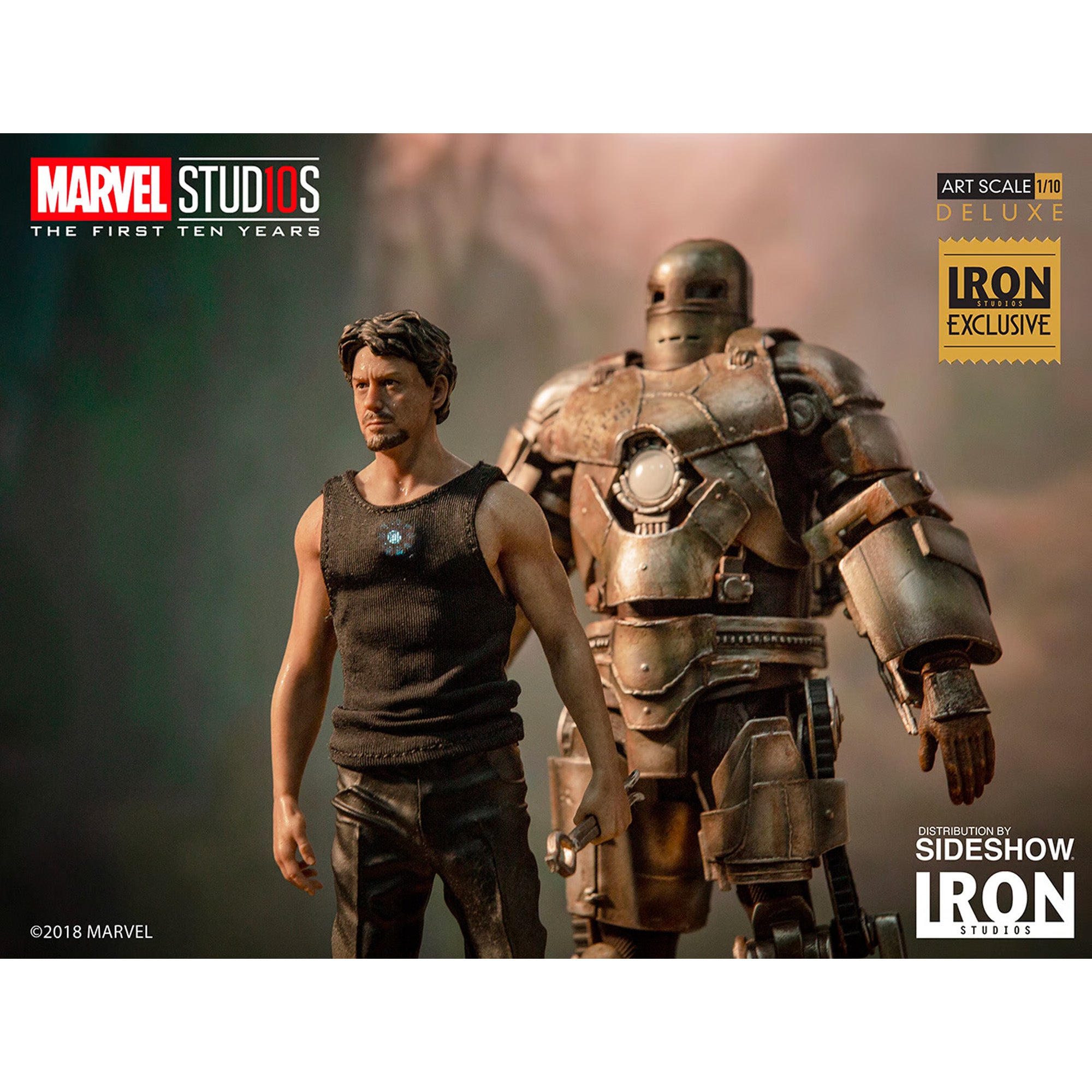 Tony Stark und Mark I 1:10 Statue - Marvel Iron Man