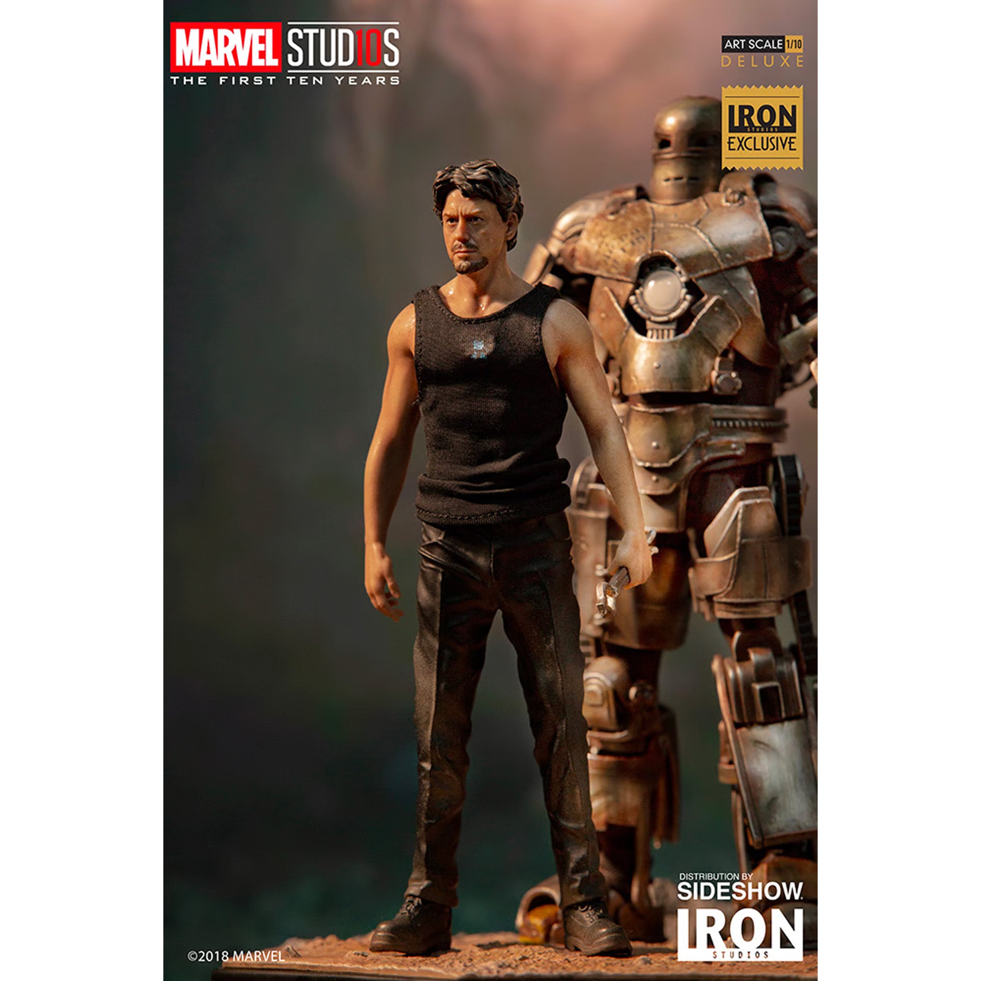 Tony Stark und Mark I 1:10 Statue - Marvel Iron Man