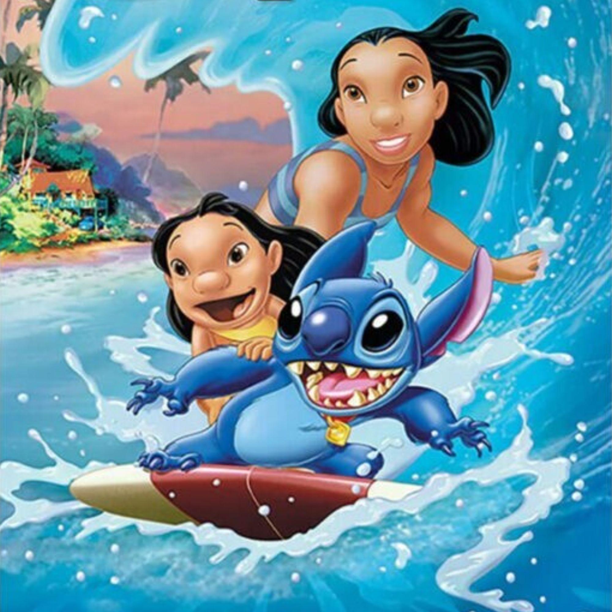 Wave Surf Poster (61 x 91,5 cm) - Disney Lilo & Stitch