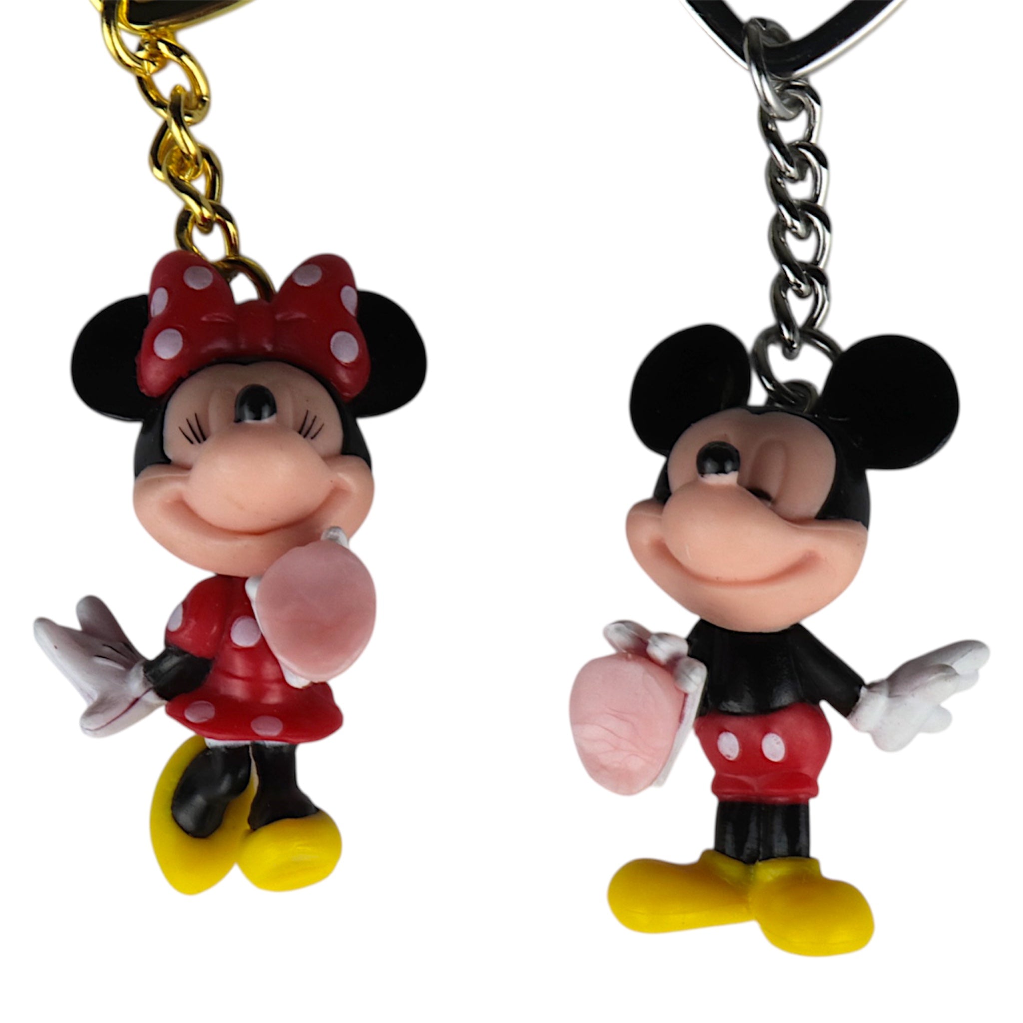 Minnie und Mickey Herz Pärchen-Schlüsselanhänger - Disney