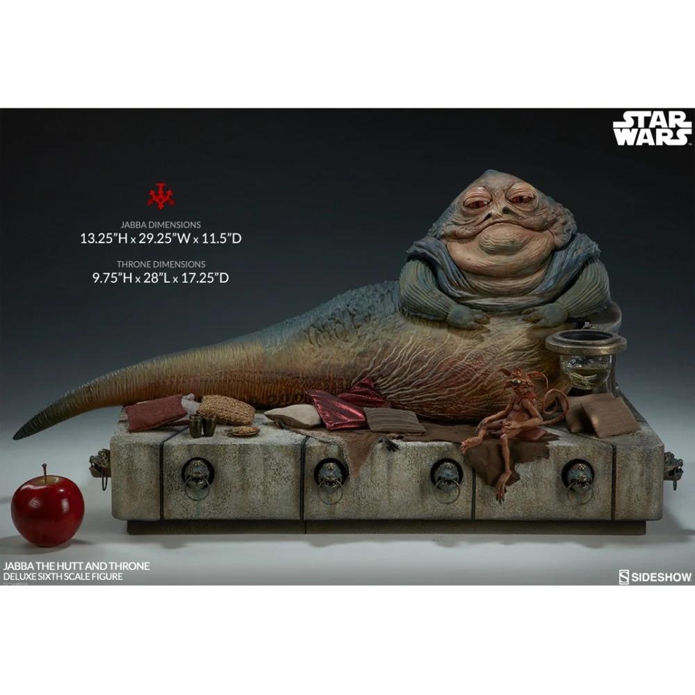 Jabba the Hutt and Throne Deluxe 1:6 Statue - Star Wars