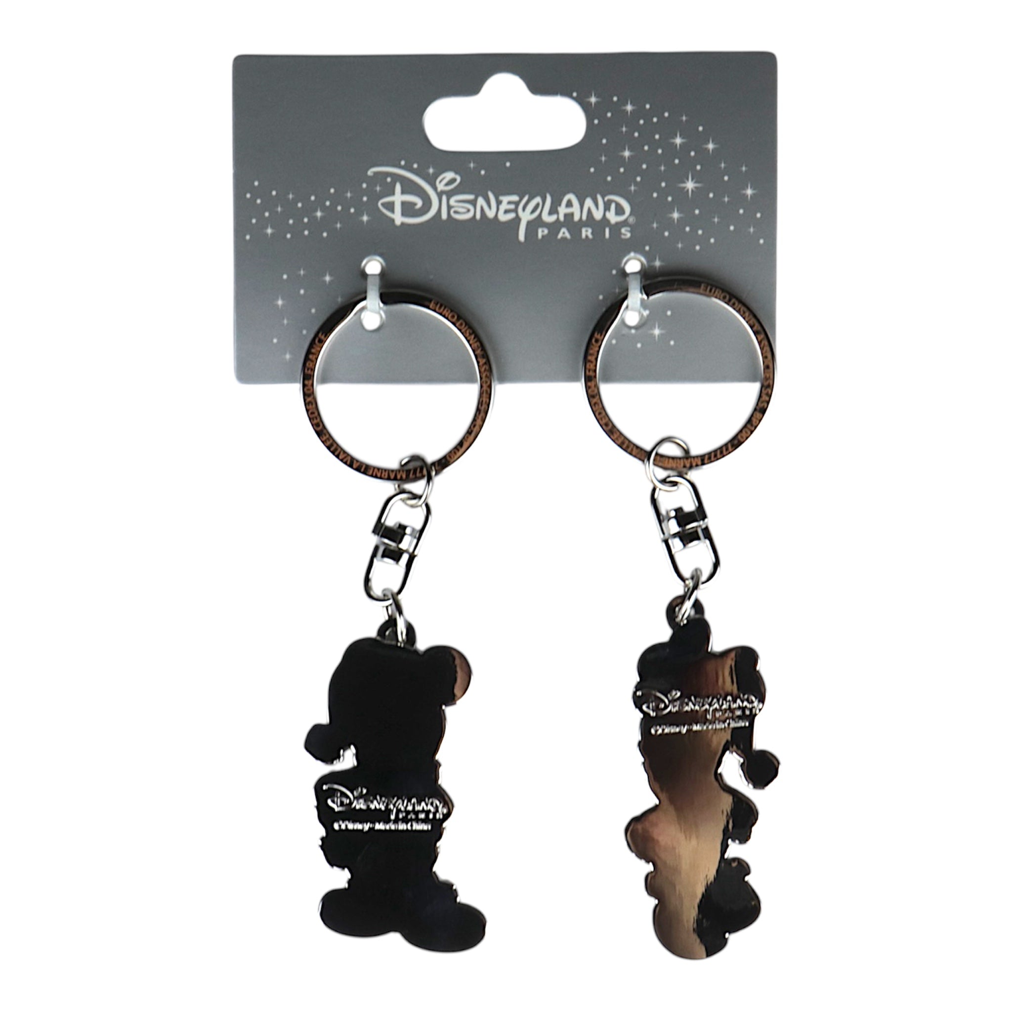 Minnie und Mickey Weihnachtsoutfit Pärchen-Schlüsselanhänger - Disney