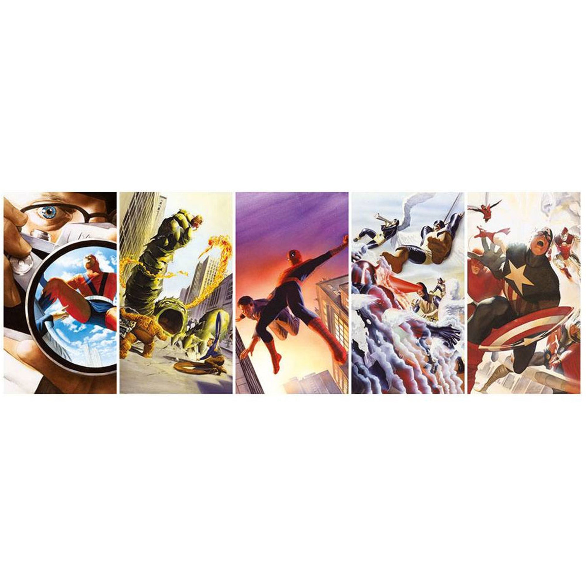 80 Jahre Marvel Panorama Puzzle (1000 Teile)
