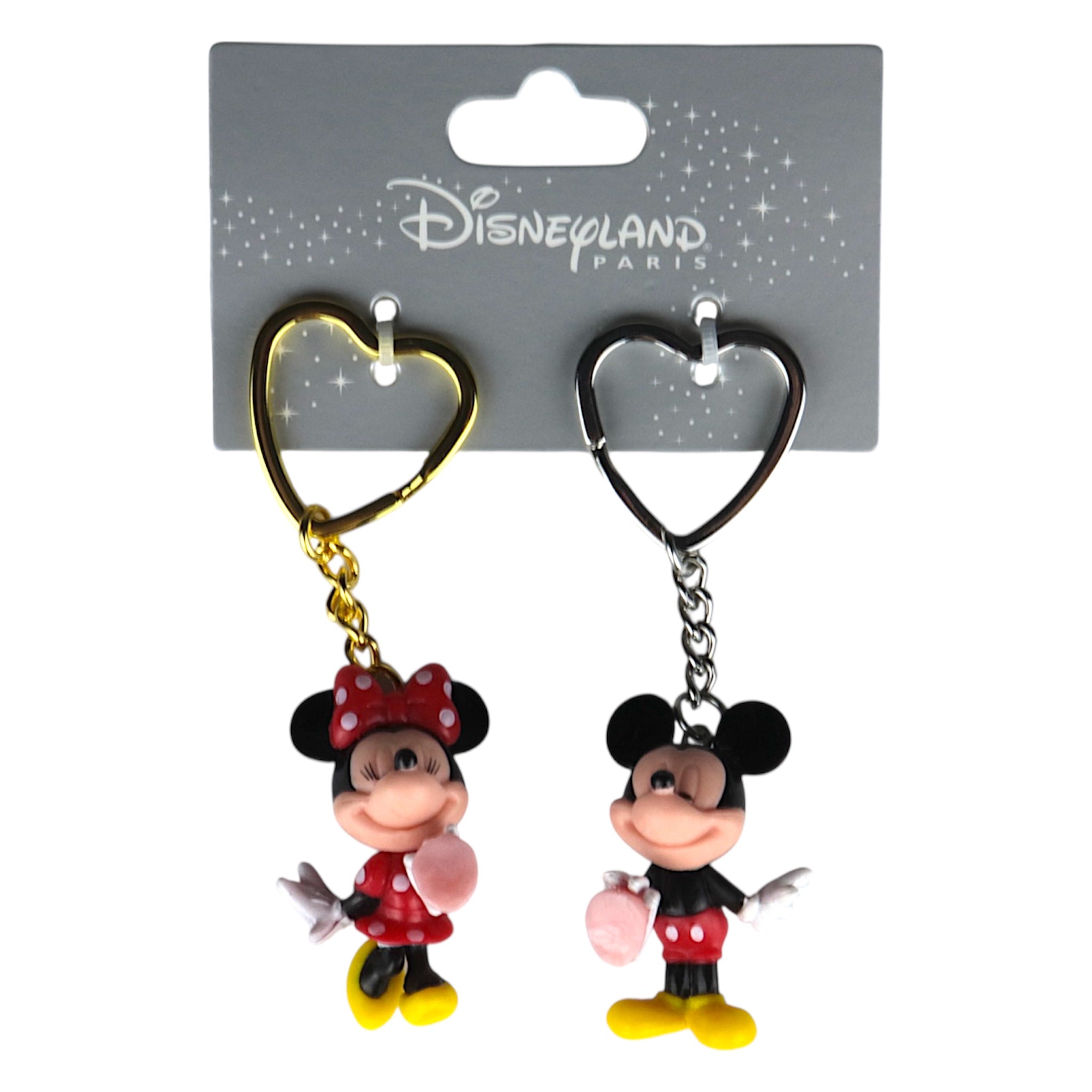 Minnie und Mickey Herz Pärchen-Schlüsselanhänger - Disney