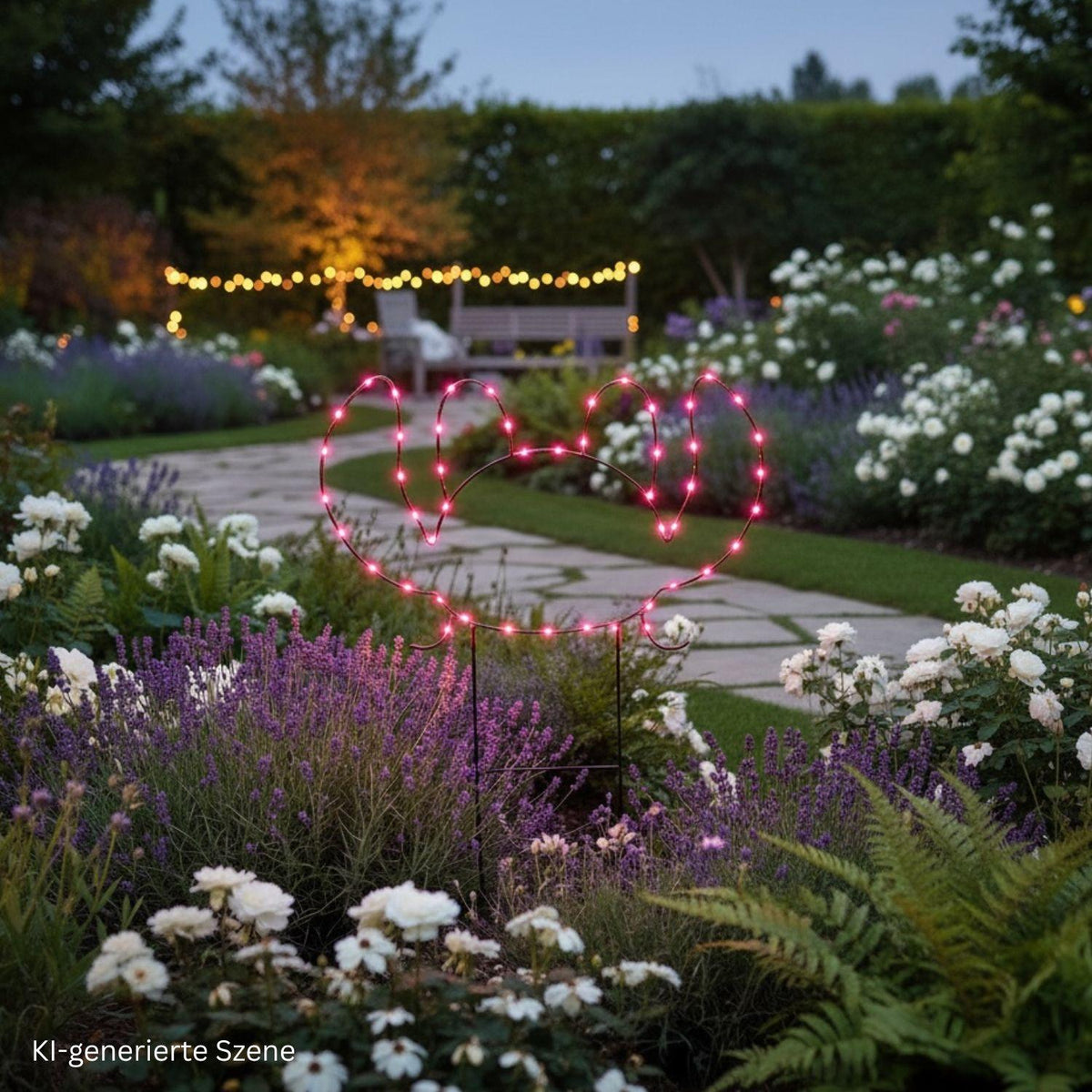 Angel LED Gartendekoration - Disney Lilo & Stitch