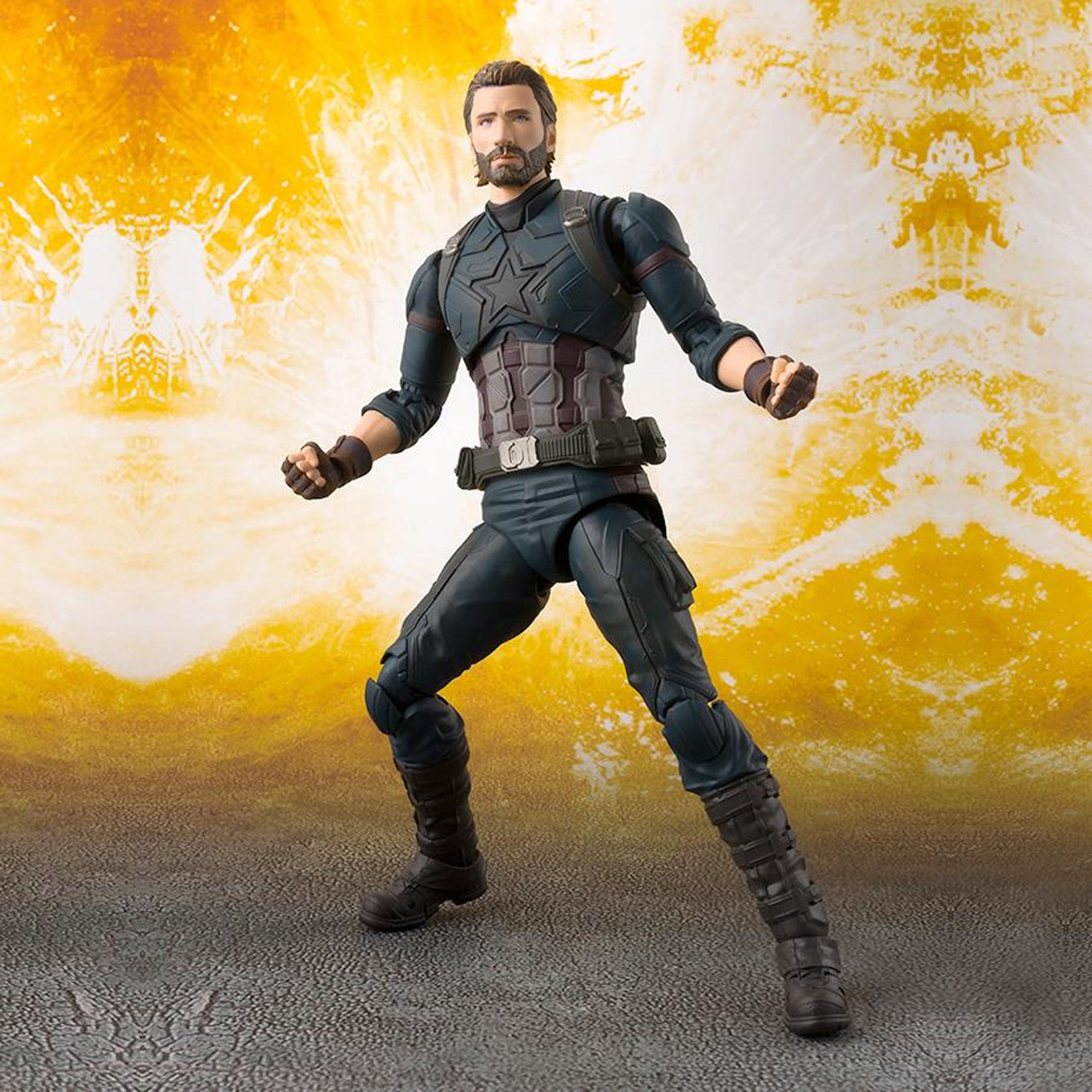 Captain America Action Figur Bandai Tamashii Nations - Marvel Avengers Infinity War