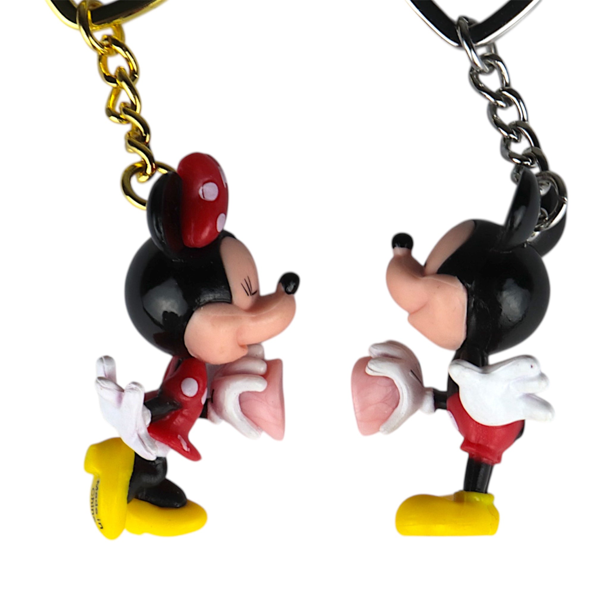 Minnie und Mickey Herz Pärchen-Schlüsselanhänger - Disney