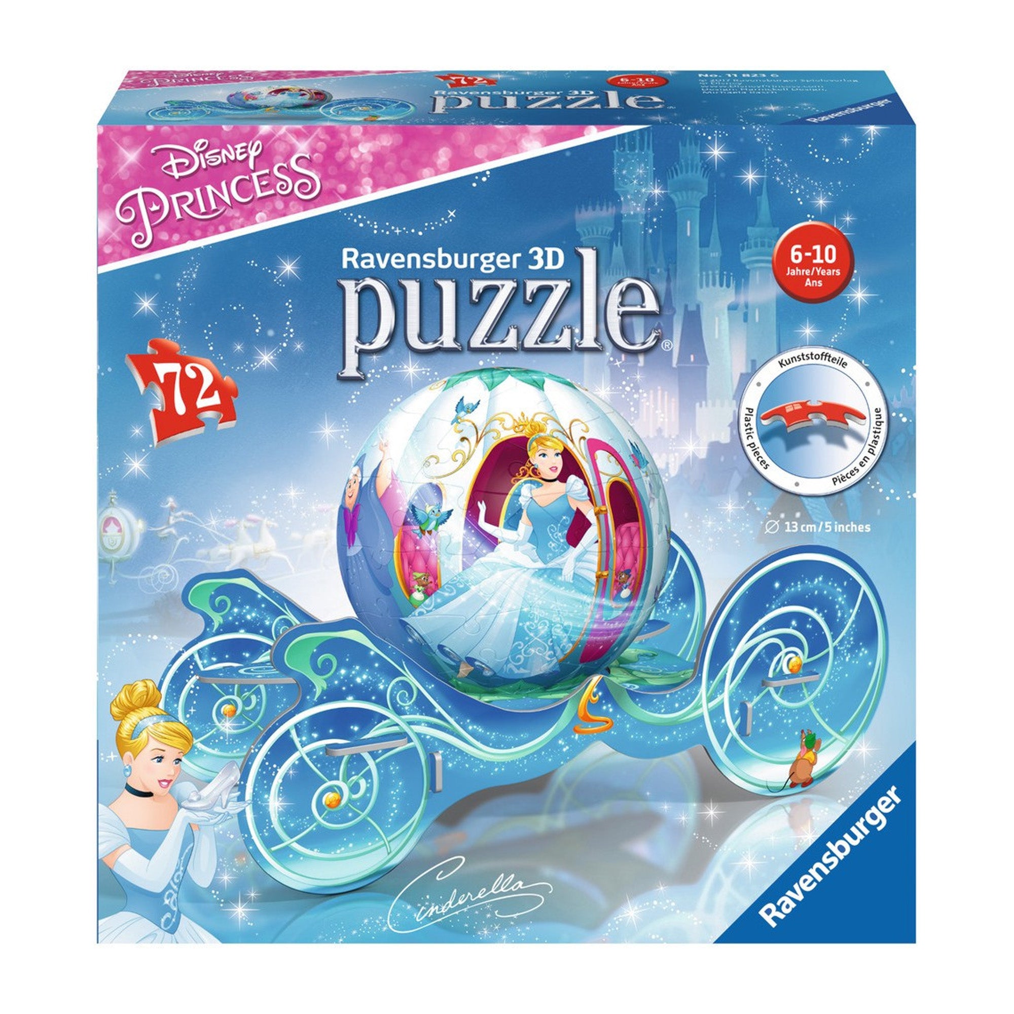 Disney Cinderella Kutsche 3D Puzzle - Ravensburger
