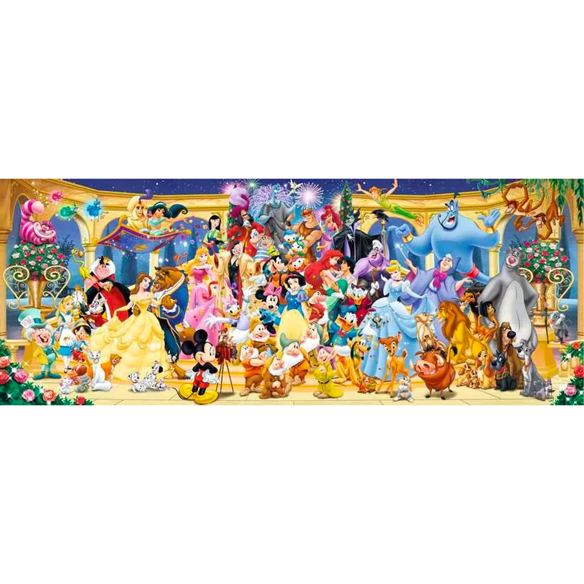 Disney Gruppenfoto Panorama Puzzle (1000 Teile)
