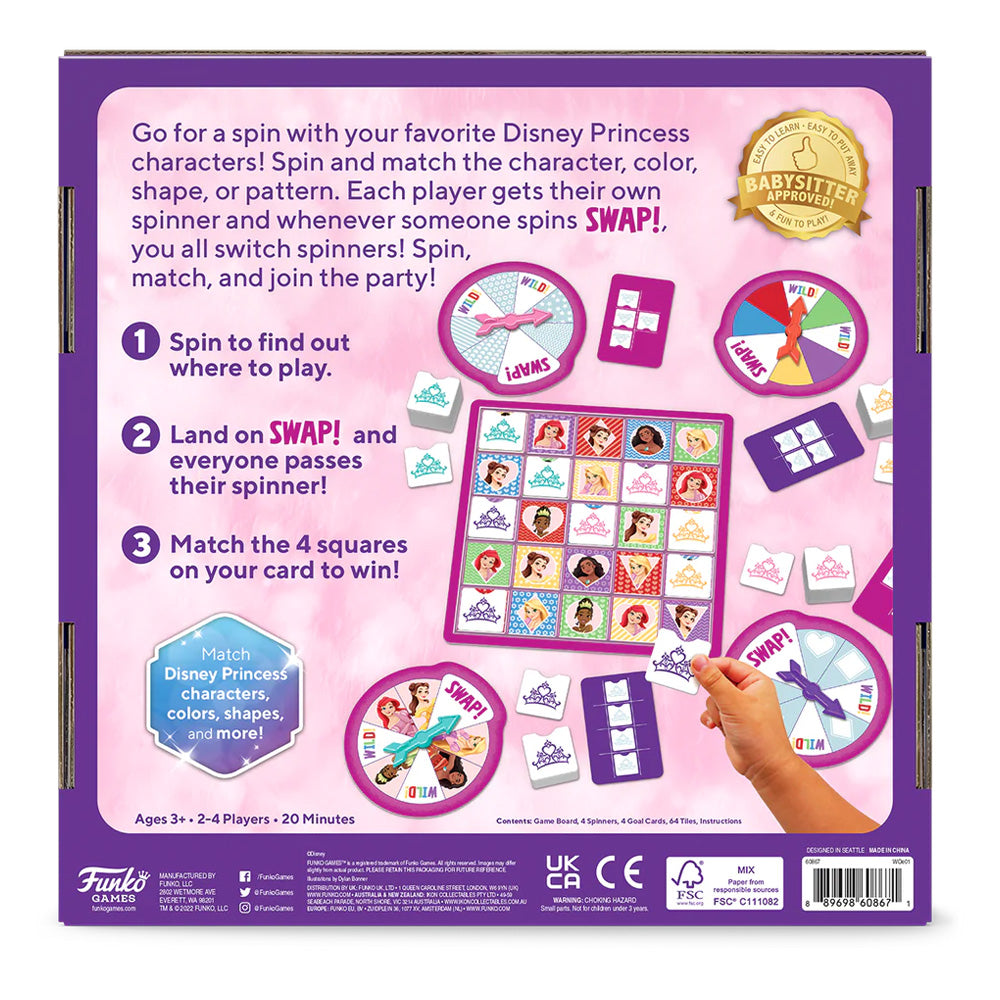 Pattern Party Spiel (Englisch) - Disney Princess