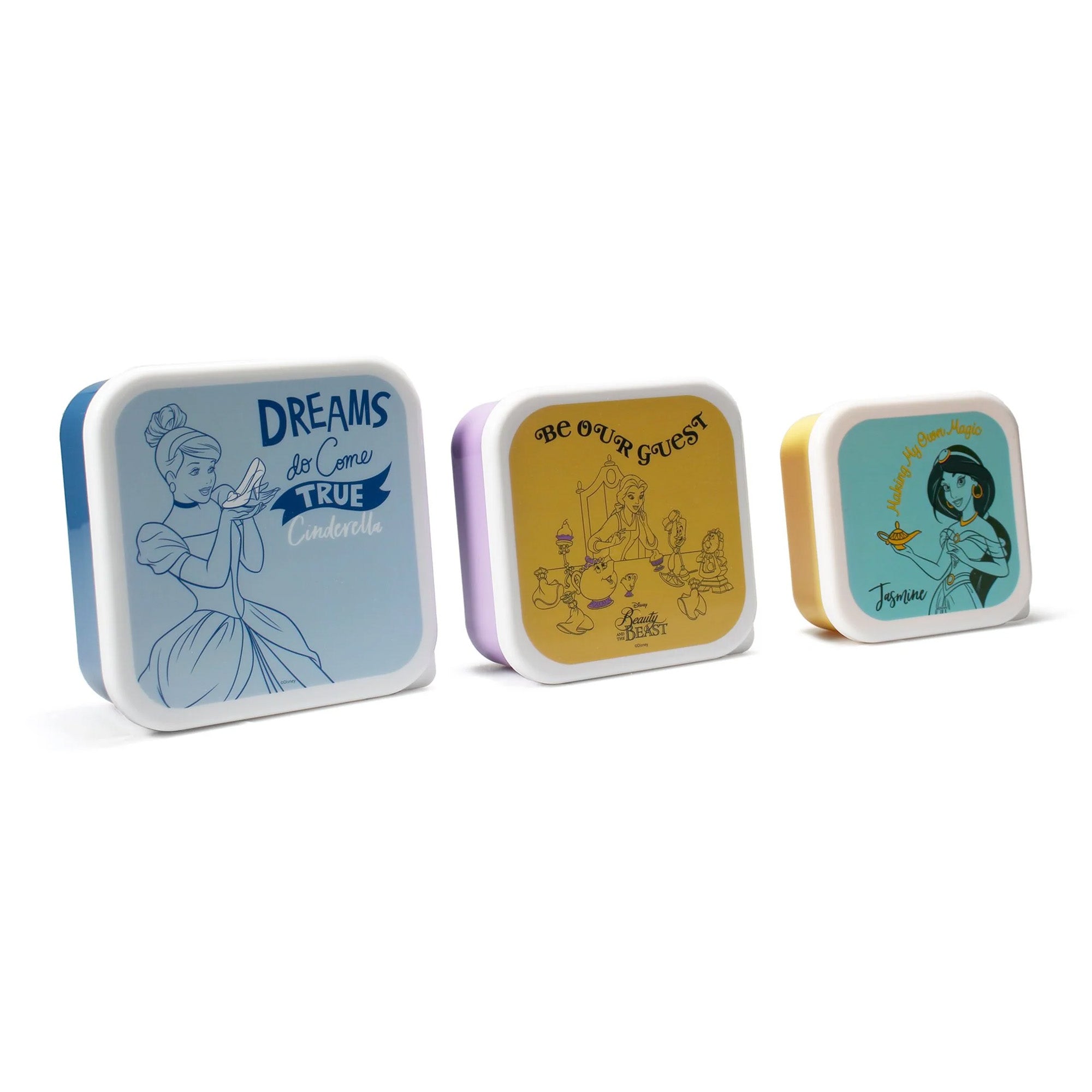 Disney Prinzessinnen Lunchbox 3er-Set - Disney