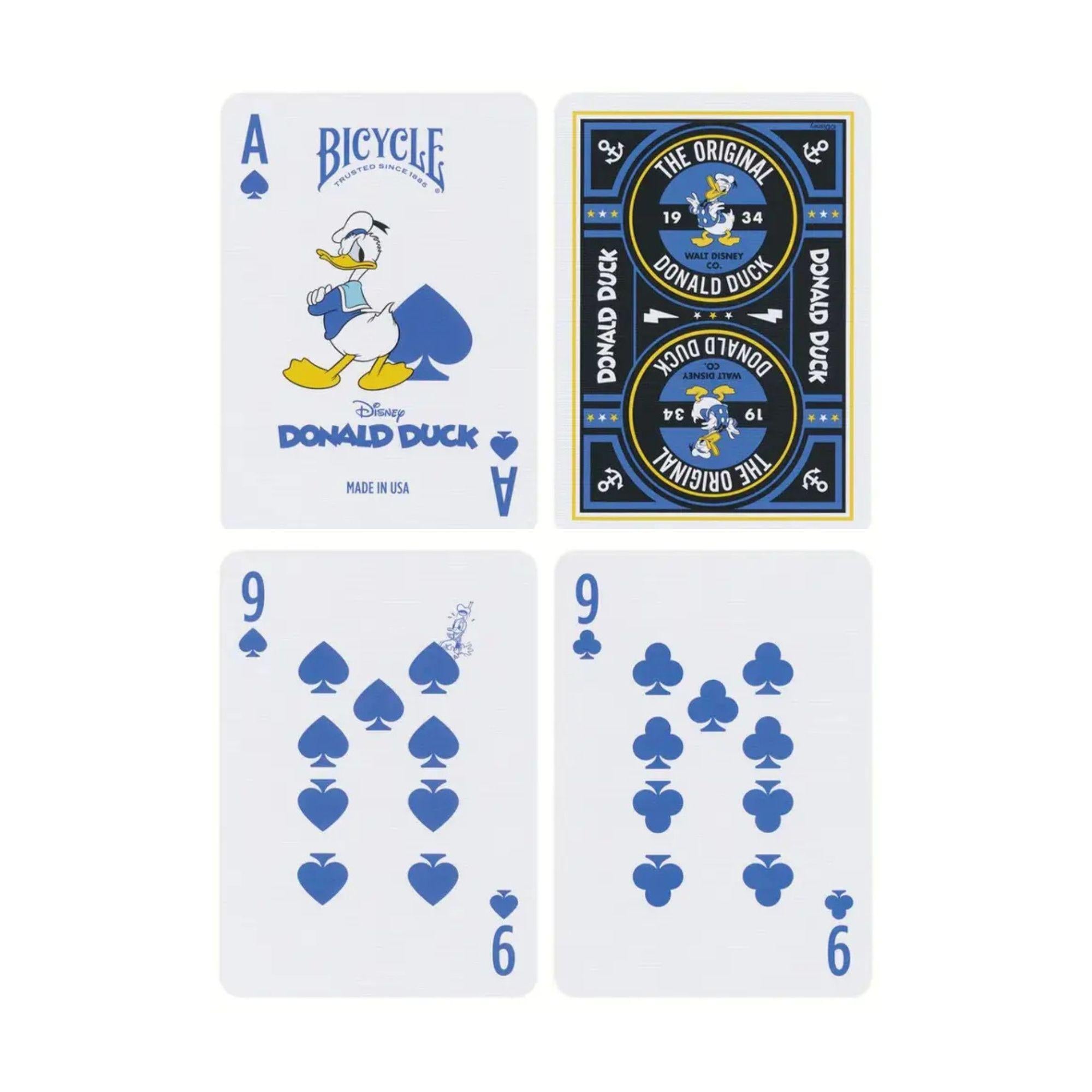 Donald Duck Bicycle Spielkarten - Disney