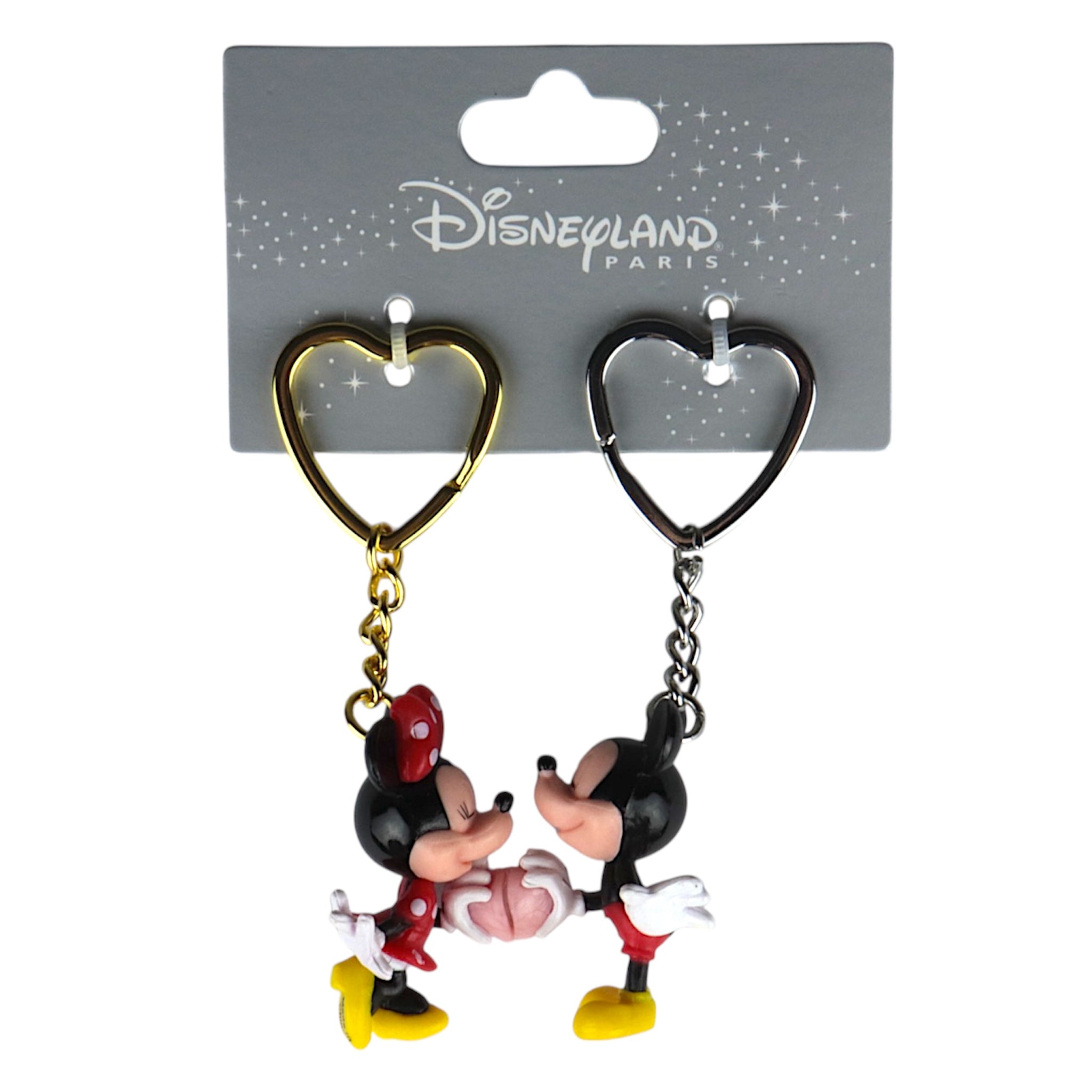 Minnie und Mickey Herz Pärchen-Schlüsselanhänger - Disney