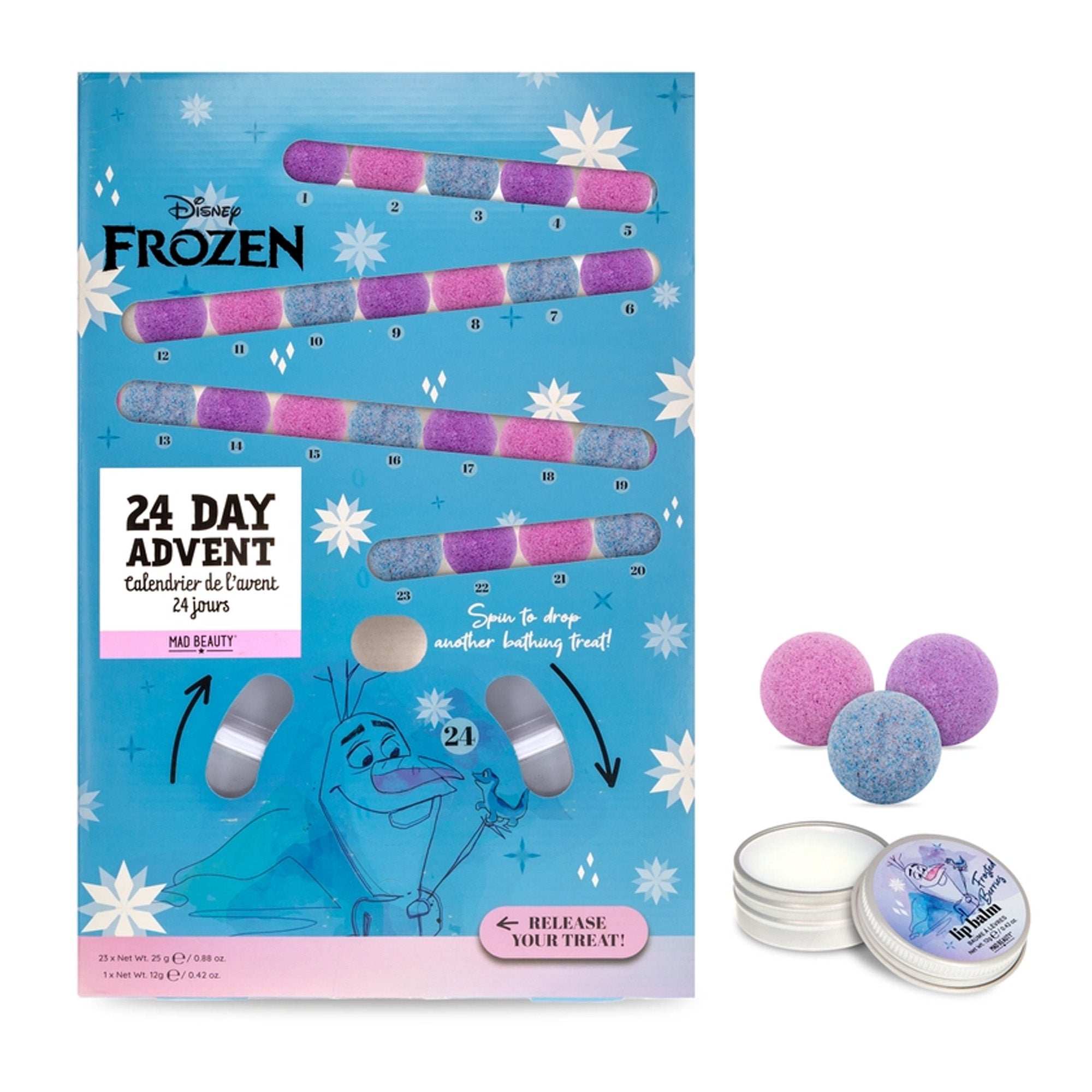 Frozen Badebomben-Adventskalender - Disney Die Eiskönigin